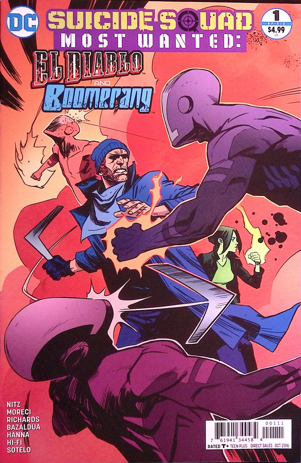Suicide Squad Most Wanted: El Diablo and Boomerang # 1 2016 NM-