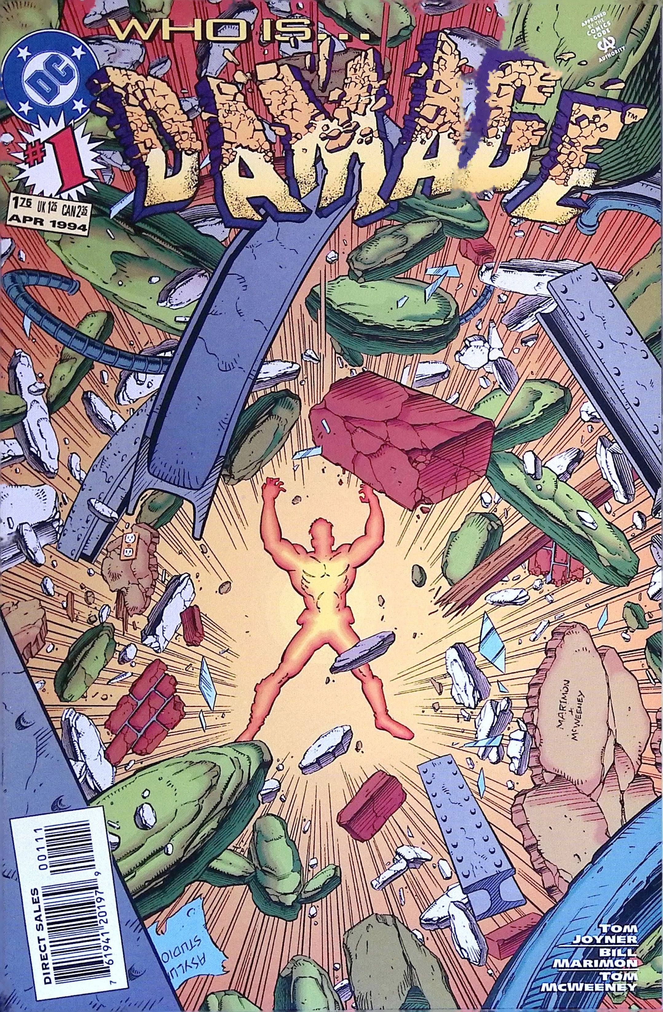 Damage # 1 1994 NM-