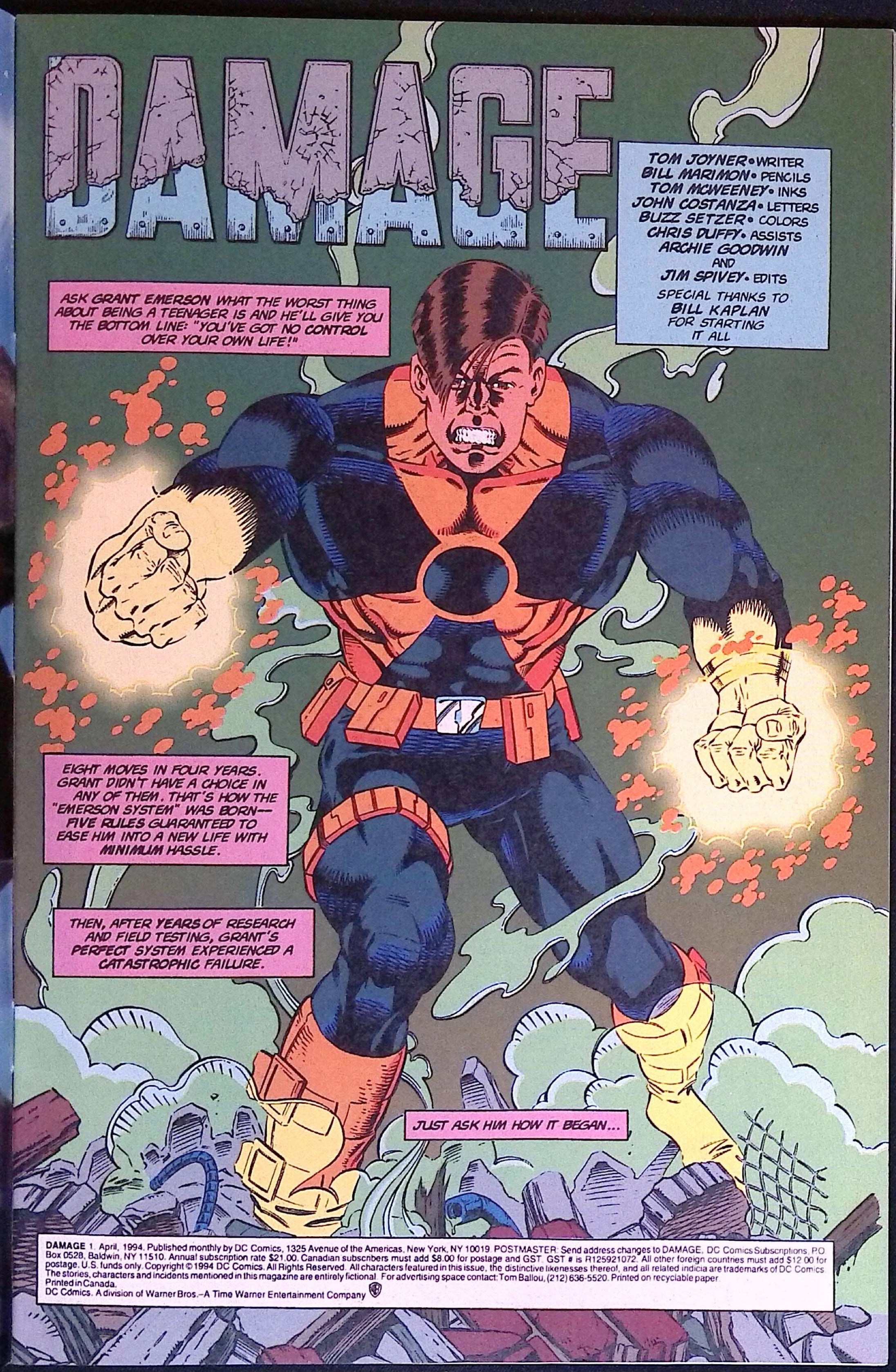 Damage # 1 1994 NM-