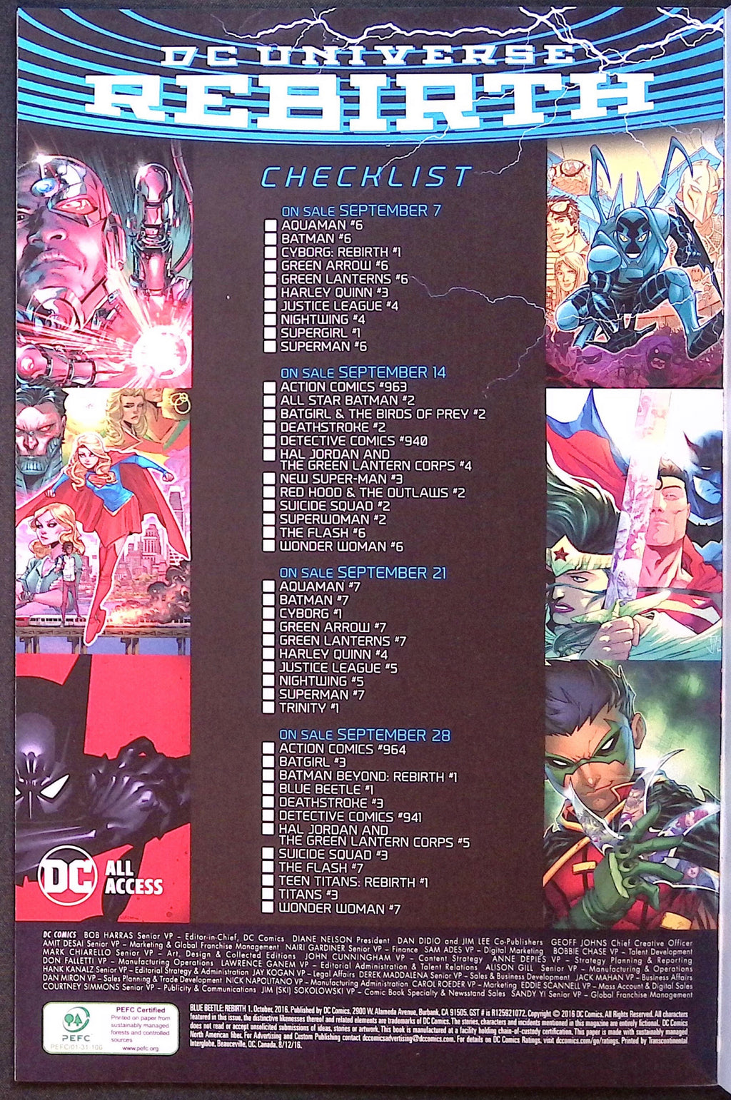 Blue Beetle: Rebirth # 1 VF/NM