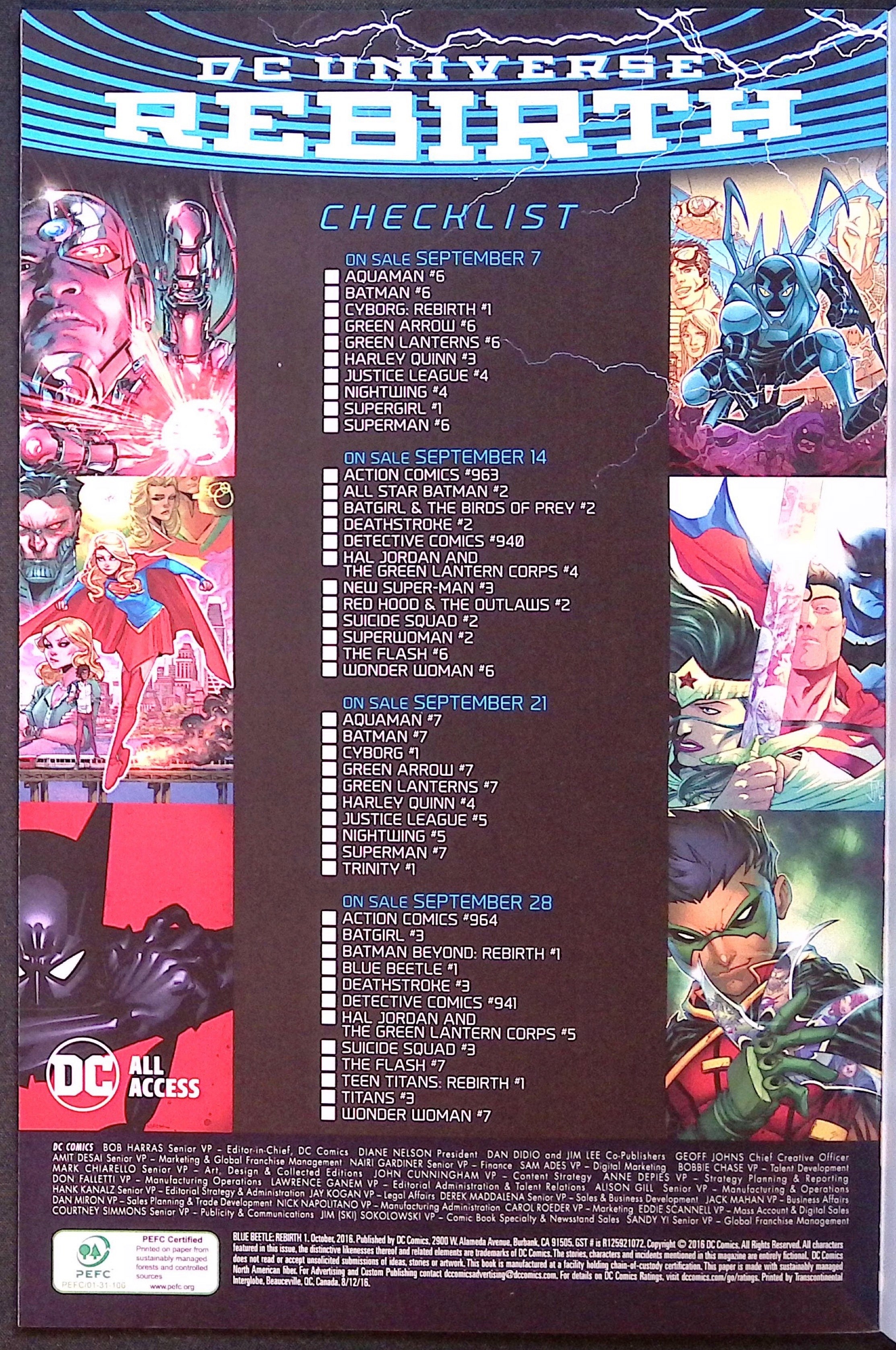Blue Beetle: Rebirth # 1 VF/NM