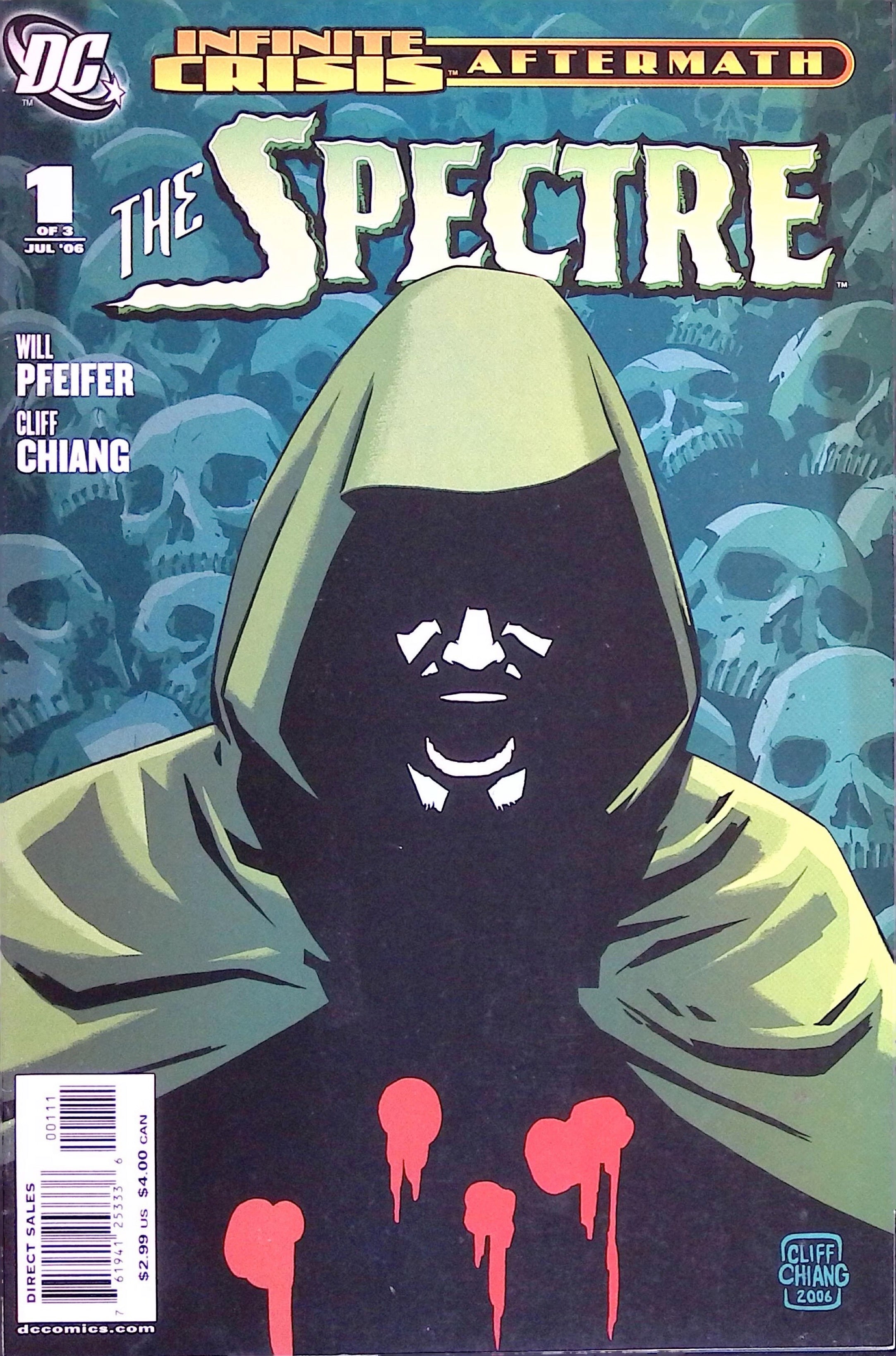 Crisis Aftermath: The Spectre # 1 2006 VF/NM