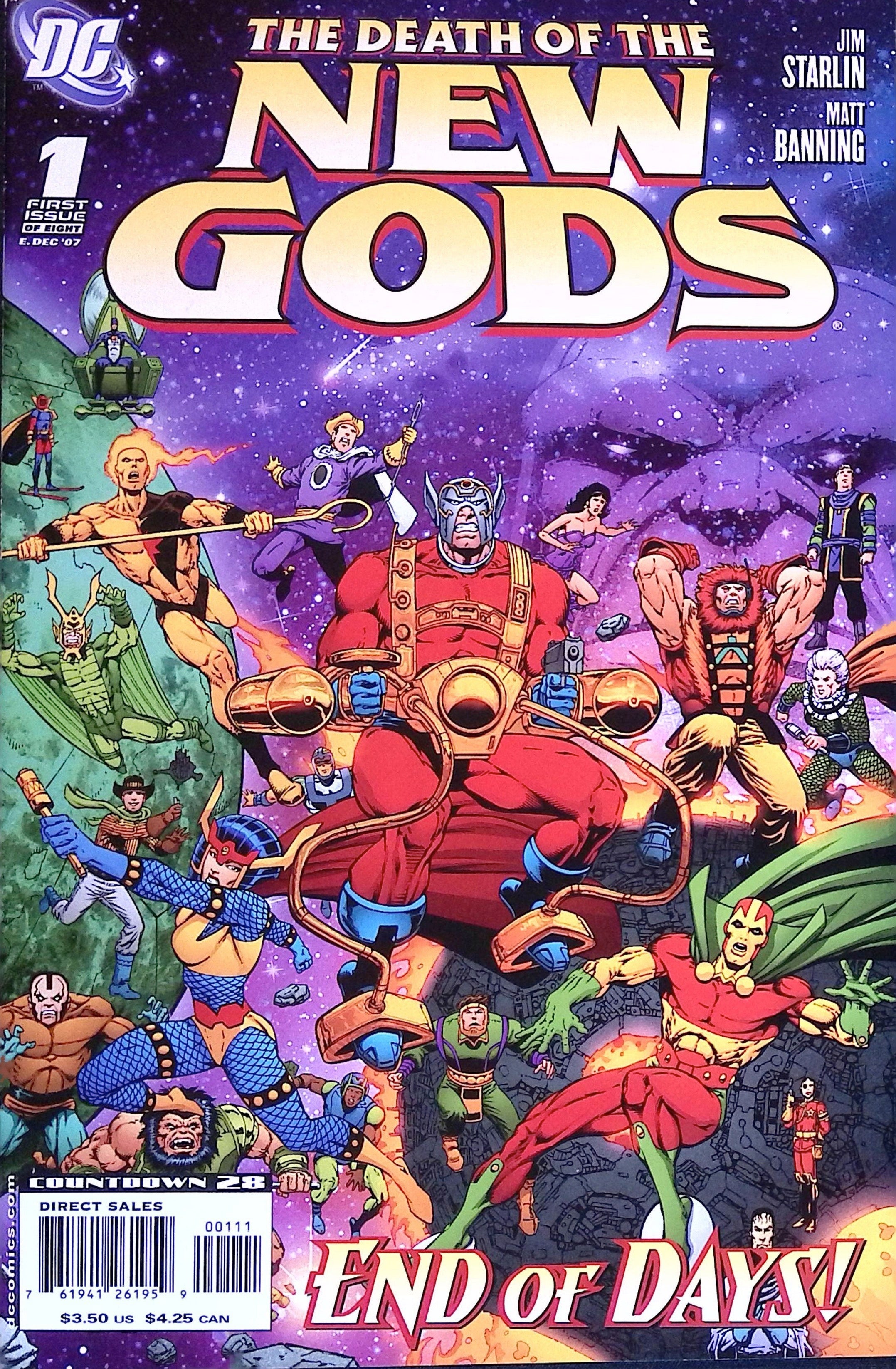 Death of the New Gods # 1 2007 NM-