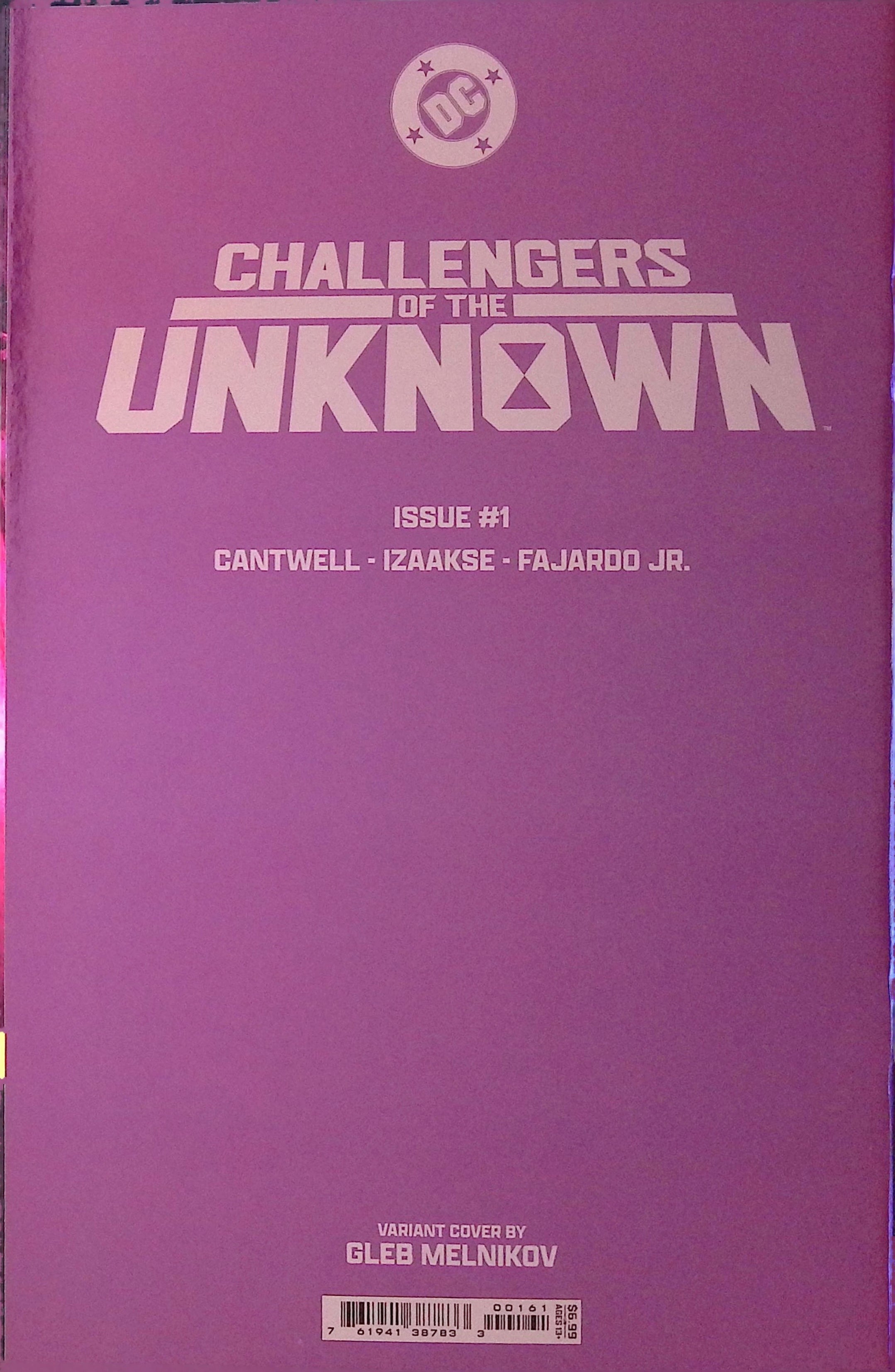 Challengers of the Unknown # 1 Melnikov Foil Variant 2025 NM