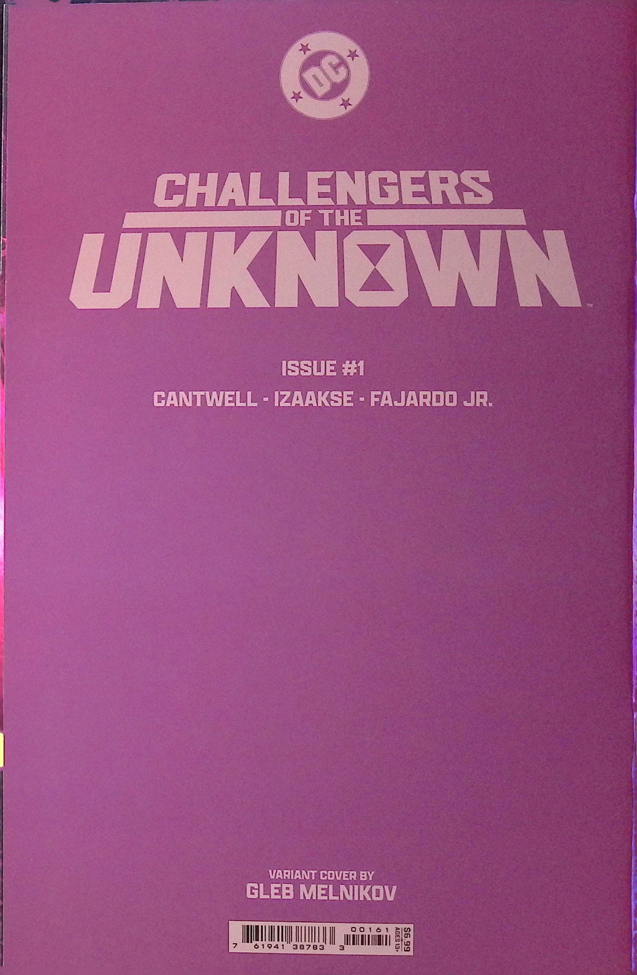Challengers of the Unknown # 1 Melnikov Foil Variant 2025 NM