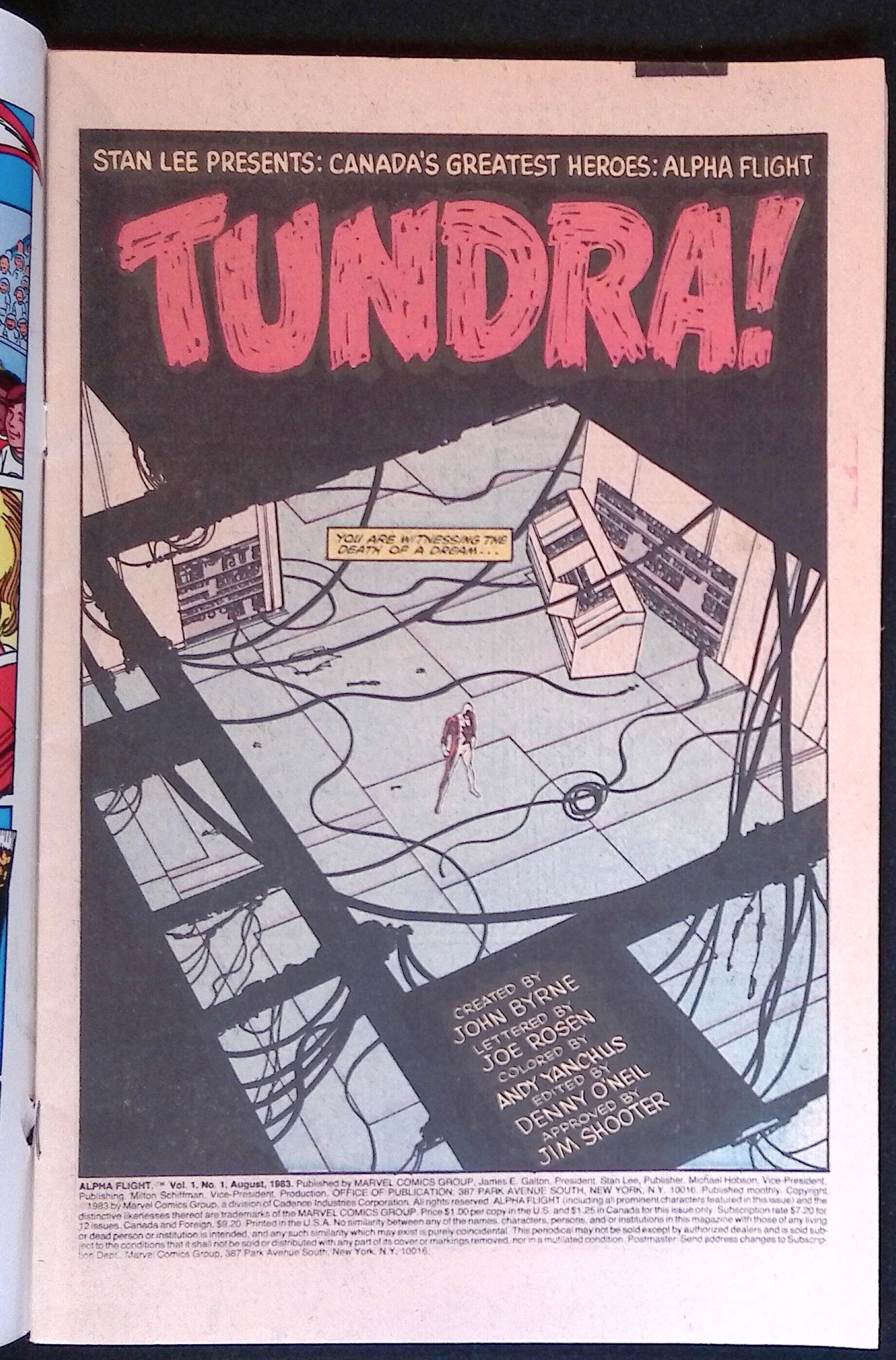 Alpha Flight # 1 1983 VG