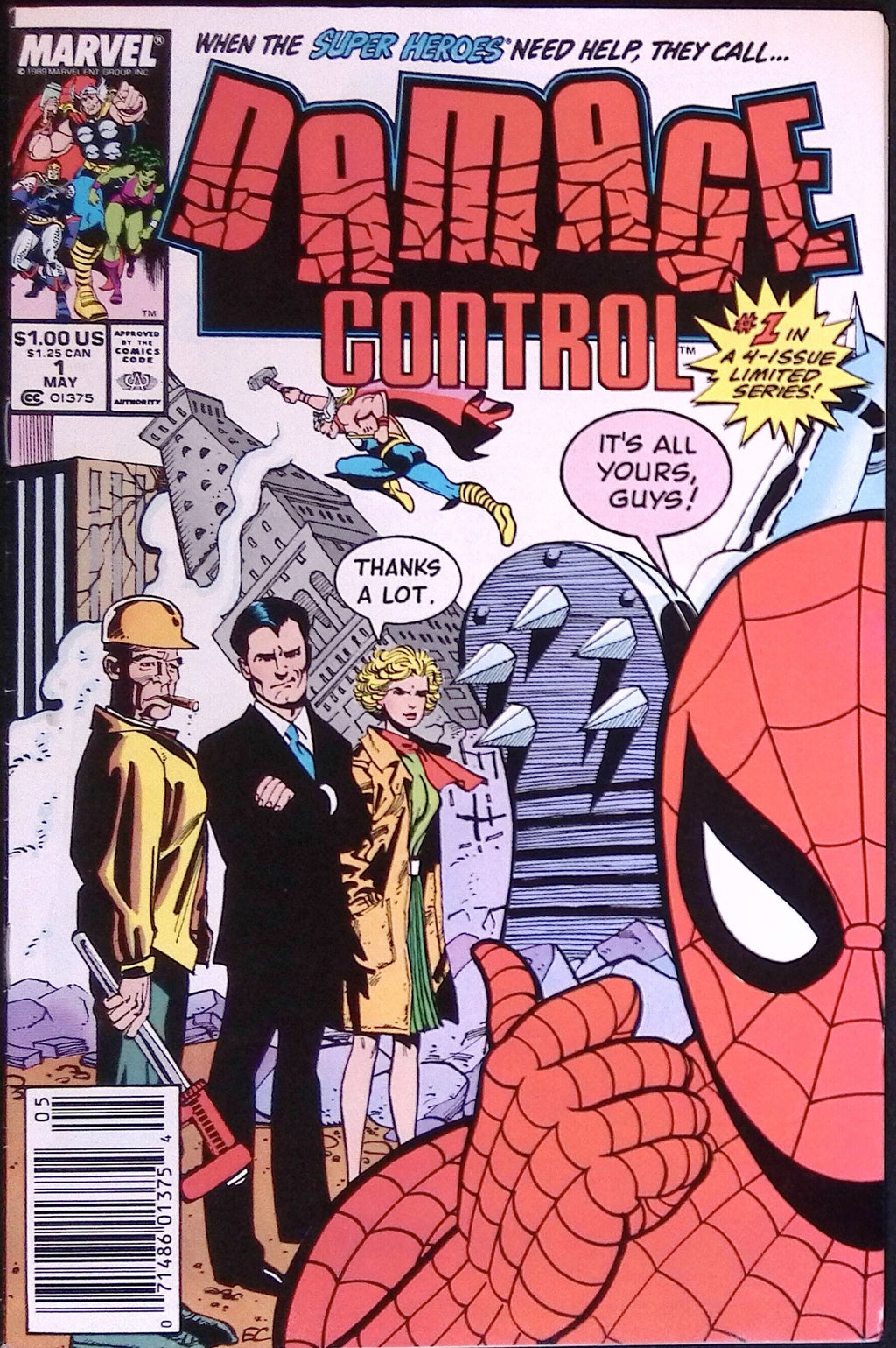 Damage Control # 1 1989 VF/NM