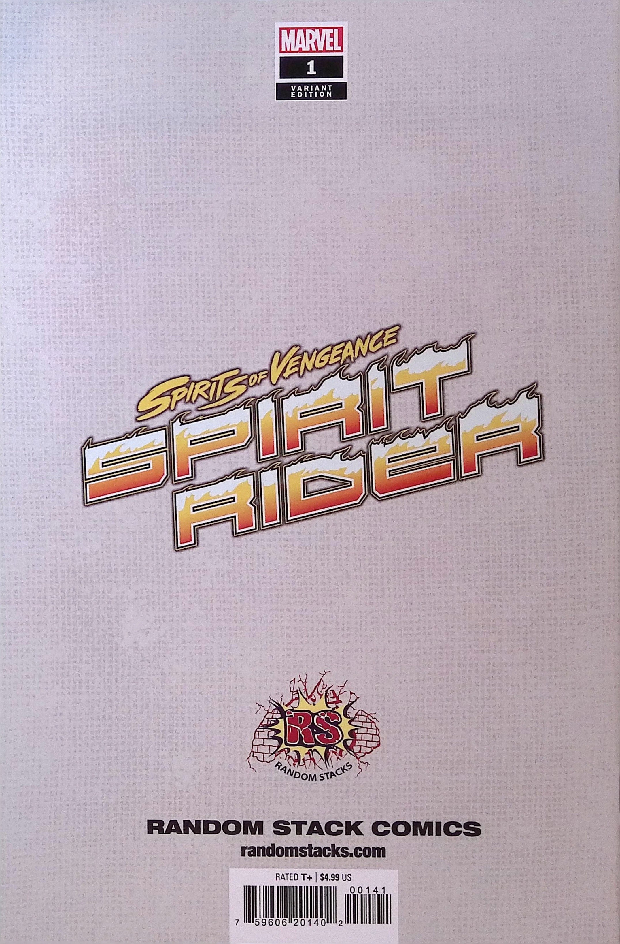Spirits of Vengeance: Spirit Rider # 1  Random Stack Variant 2021 NM