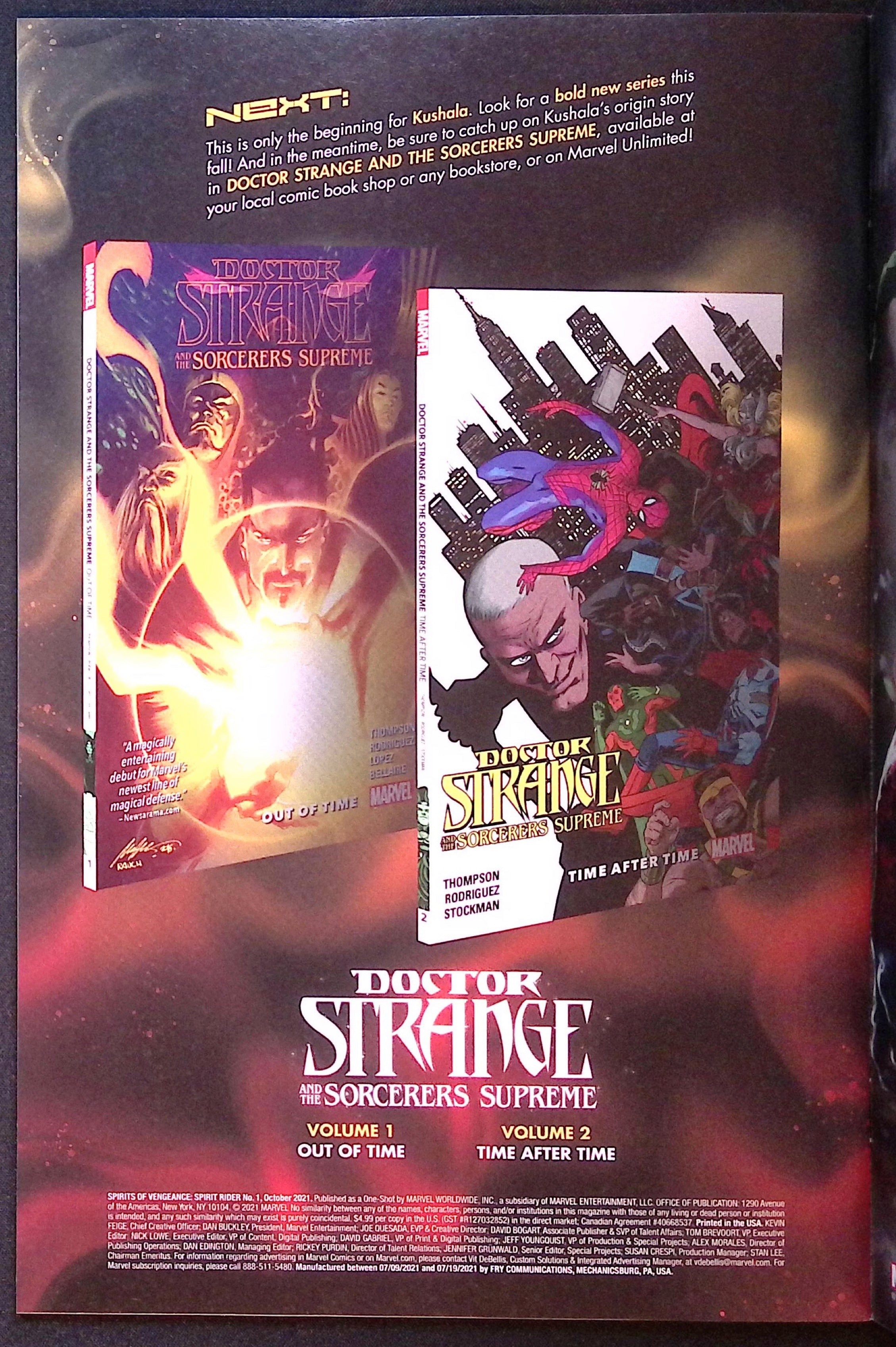 Spirits of Vengeance: Spirit Rider # 1  Random Stack Variant 2021 NM