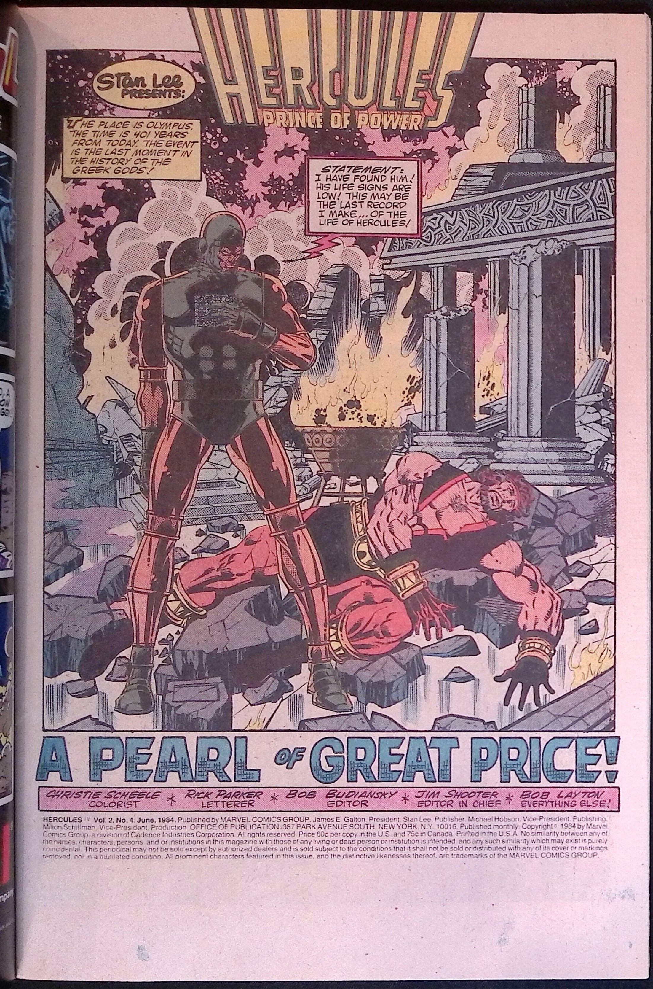 Hercules # 4 1984 VF+