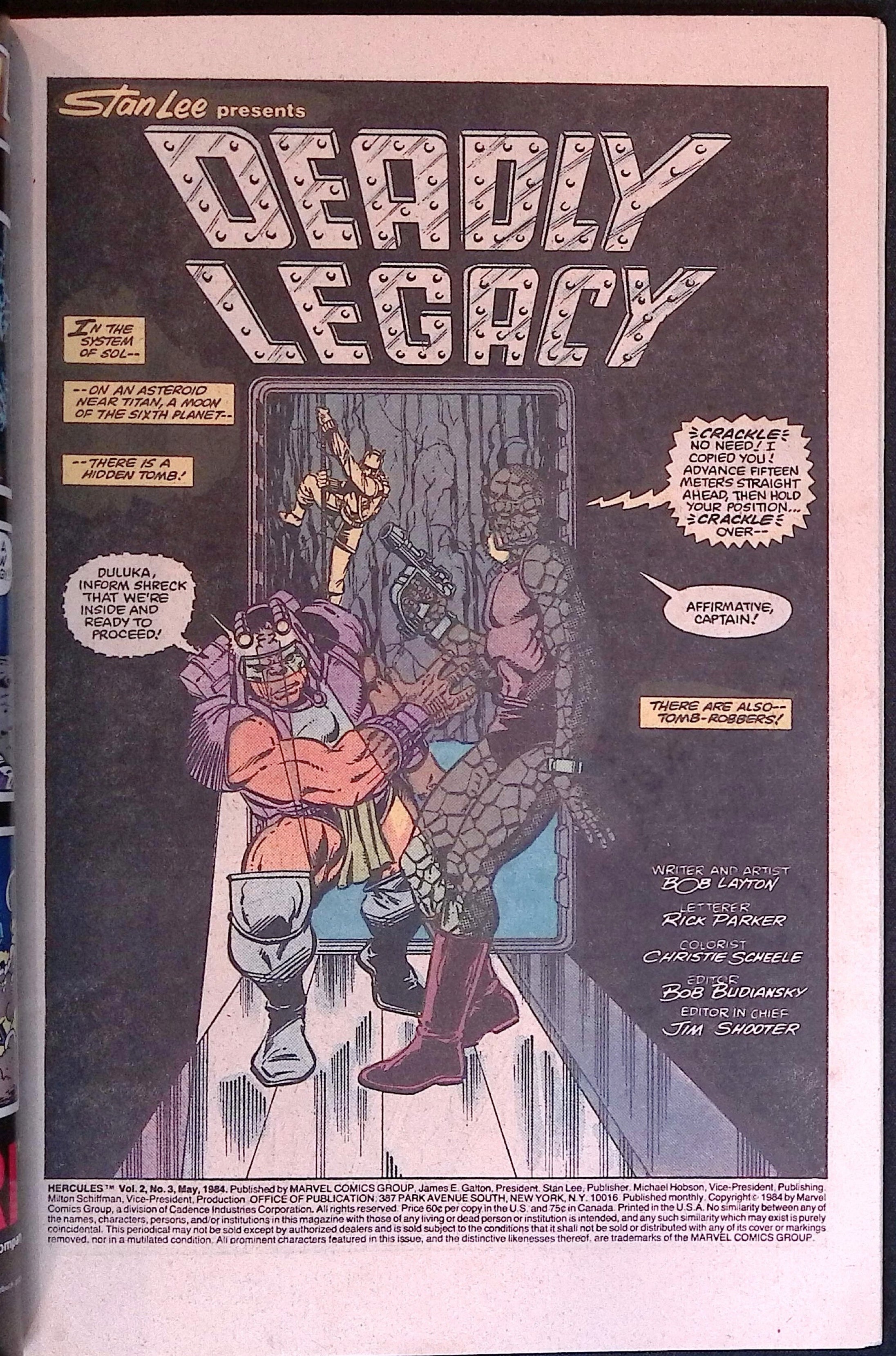 Hercules # 3 1984 VF+