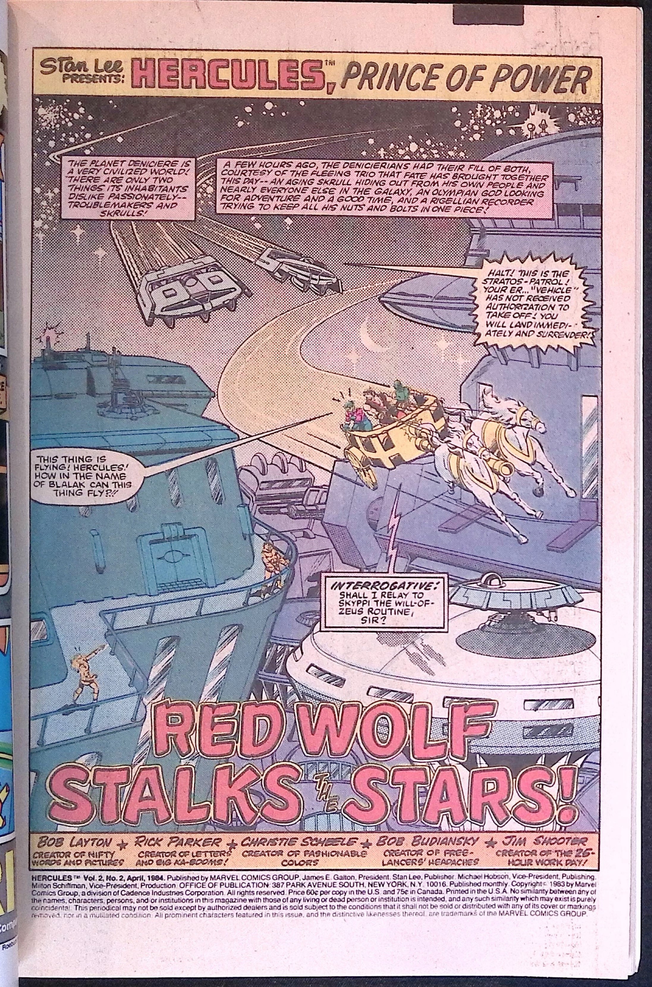 Hercules # 2 1984 VF+