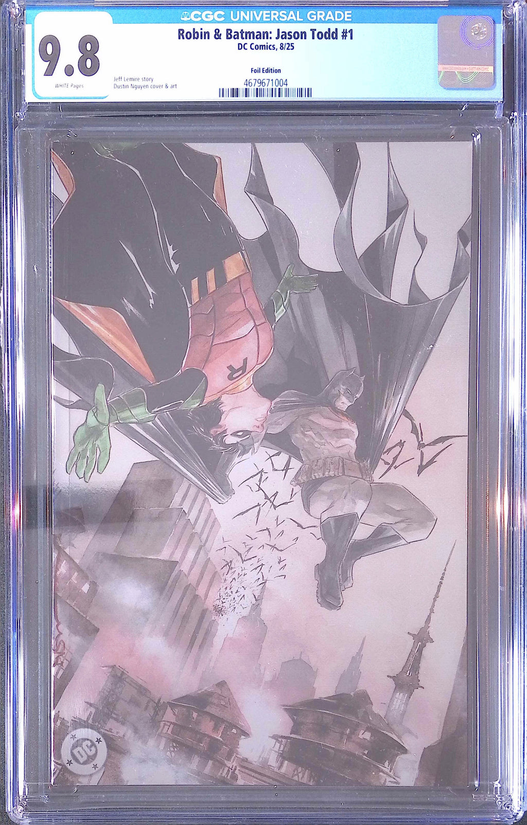 Robin & Batman: Jason Todd # 1 8/25 Nguyen Foil Variant 2025 CGC 9.8 4679671004