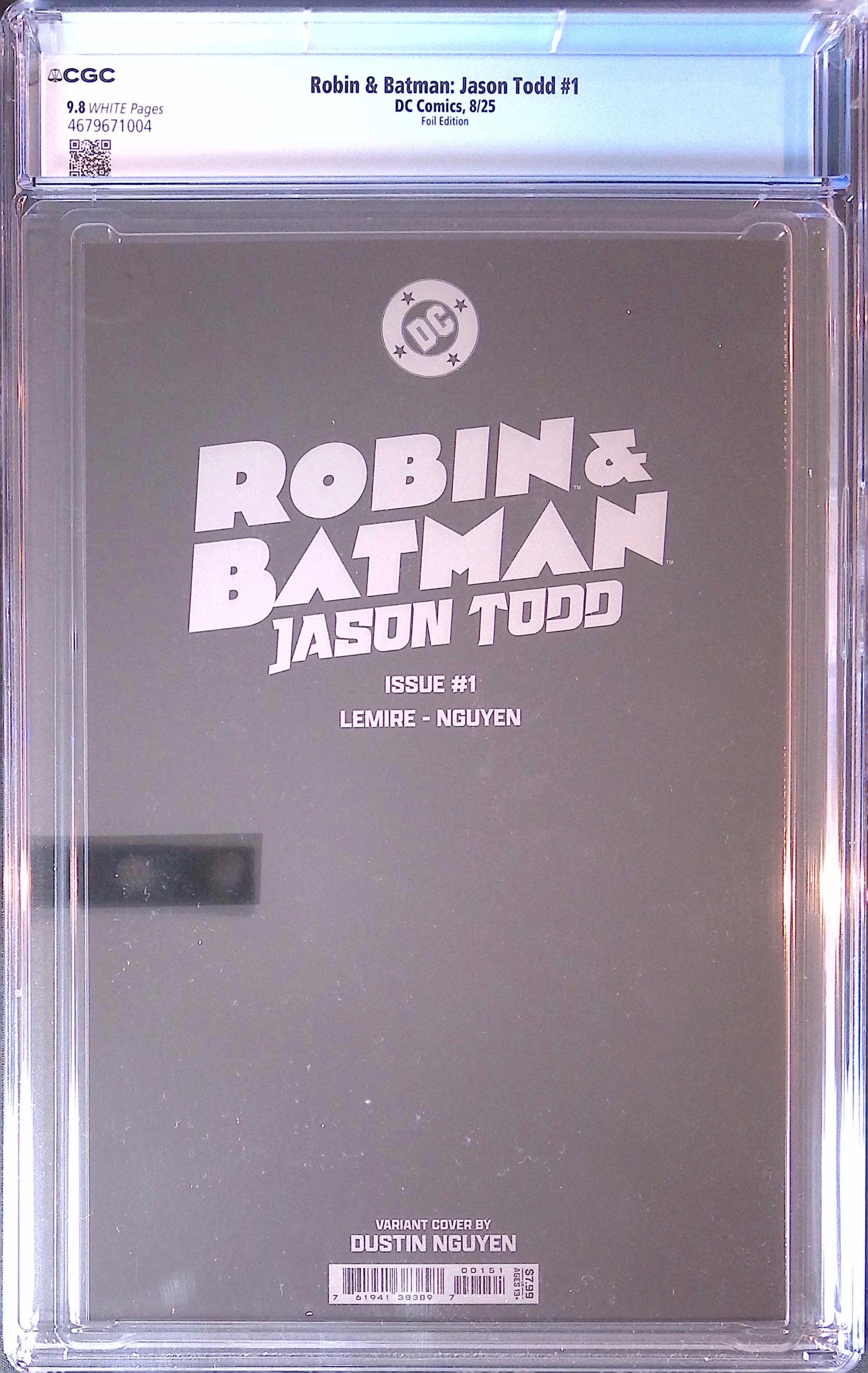 Robin & Batman: Jason Todd 1 8/25 Nguyen Foil Variant 2025 CGC 9.8 4679671004