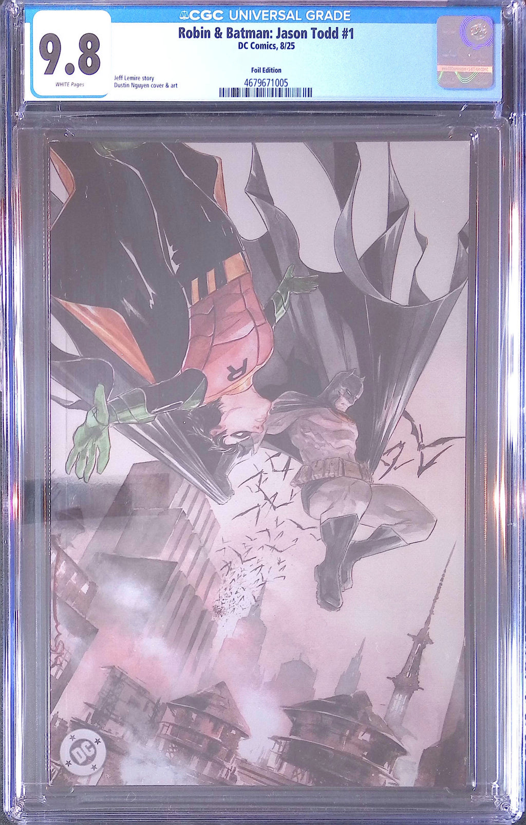Robin & Batman: Jason Todd # 1 8/25 Nguyen Foil Variant 2025 CGC 9.8 4679671005