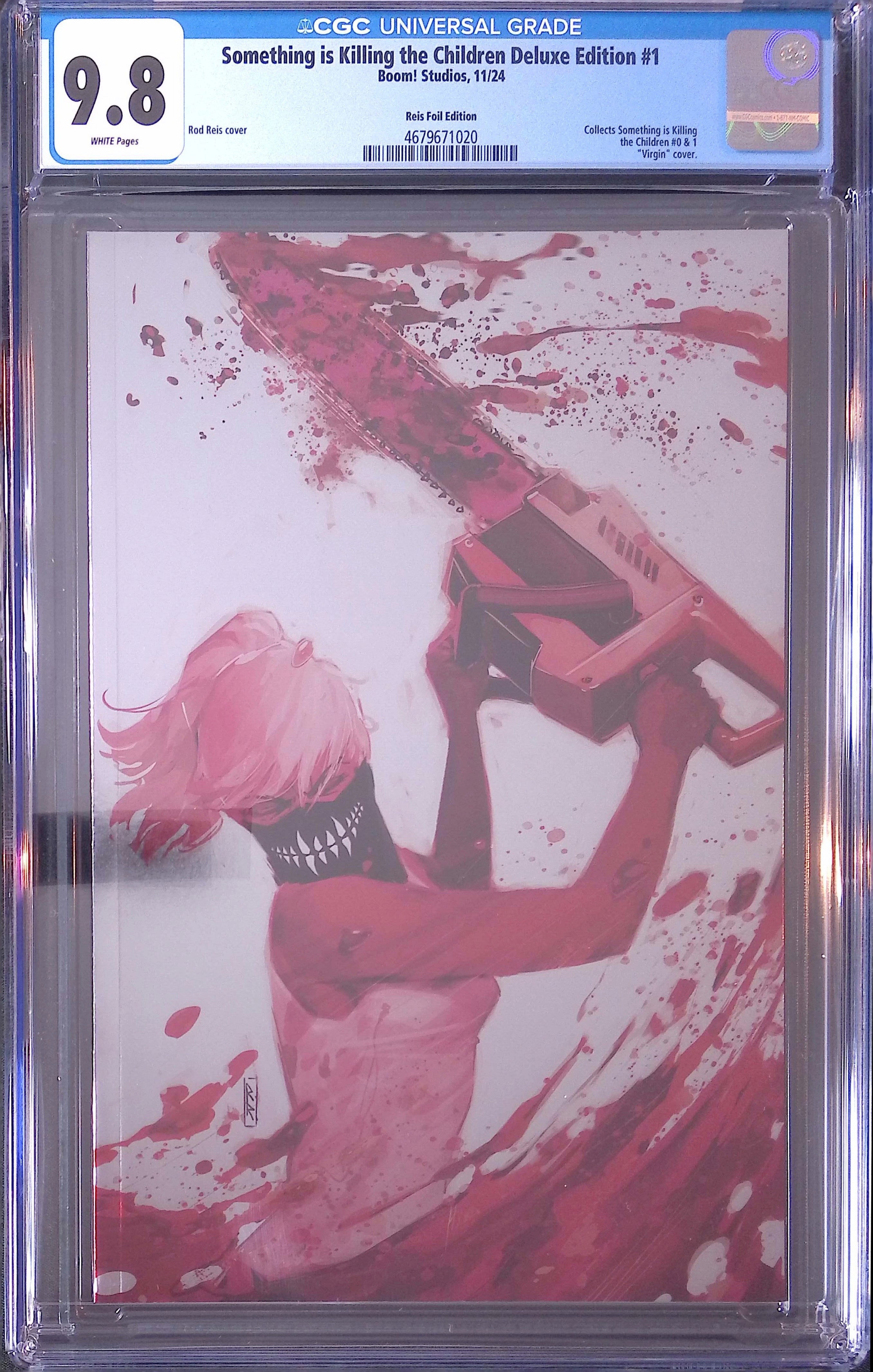 Something is Killing the Children Deluxe # 1 Reis Foil 11/24 CGC 9.8 4679671020