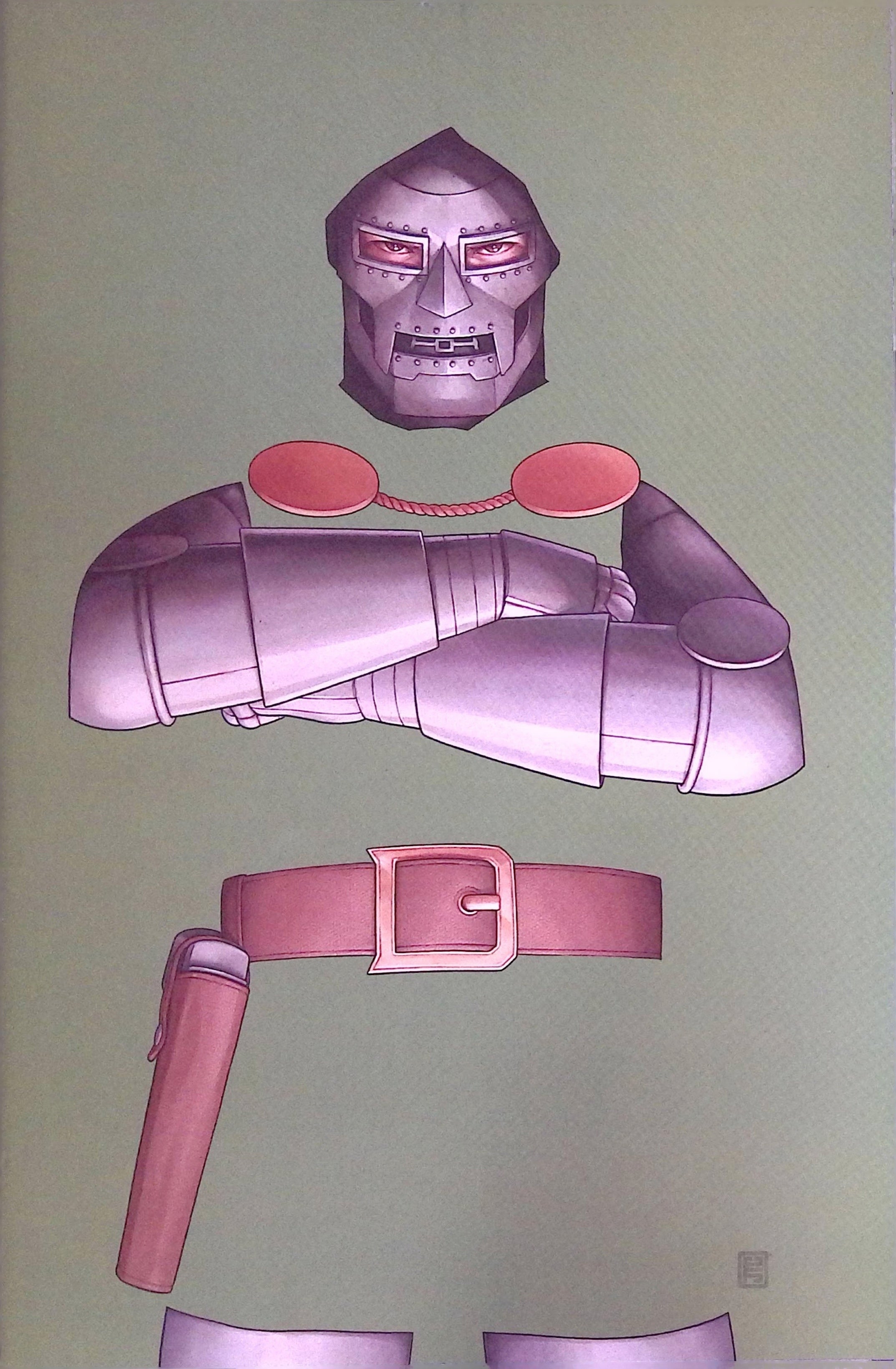 One World Under Doom # 1 JTC Negative Space Variant 2025 NM-