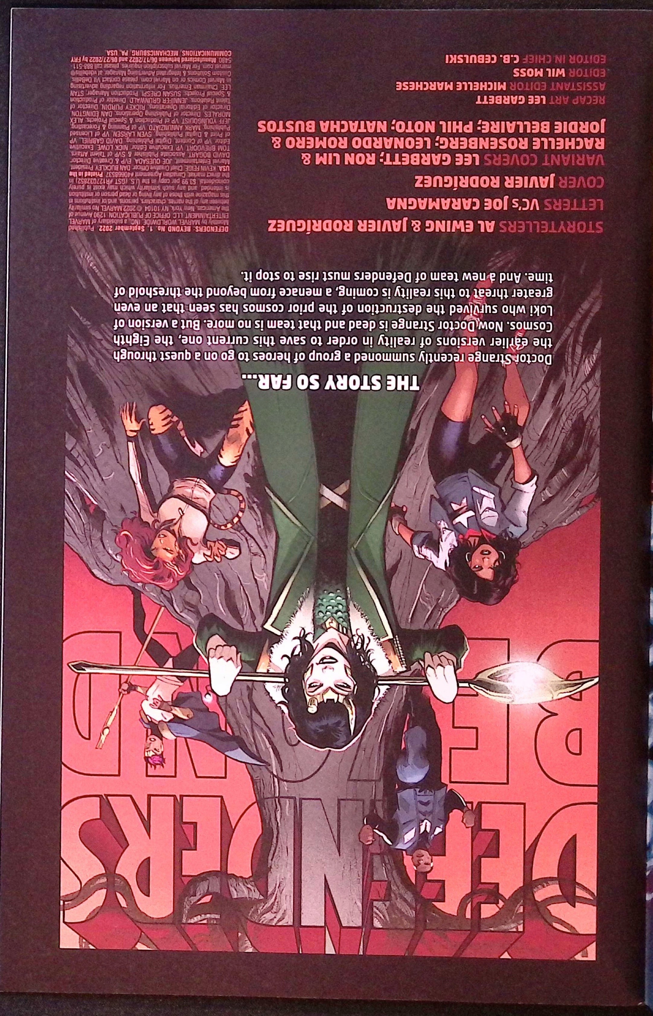 Defenders: Beyond # 1 2022 NM-