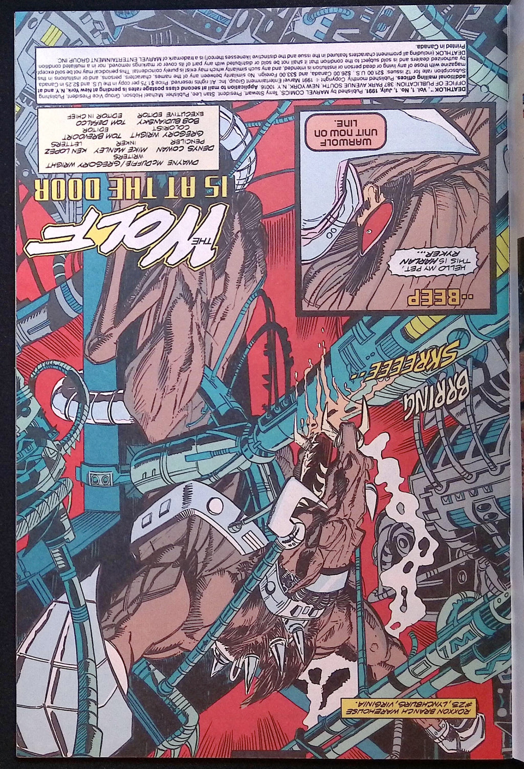 Deathlok # 1 1991 NM-