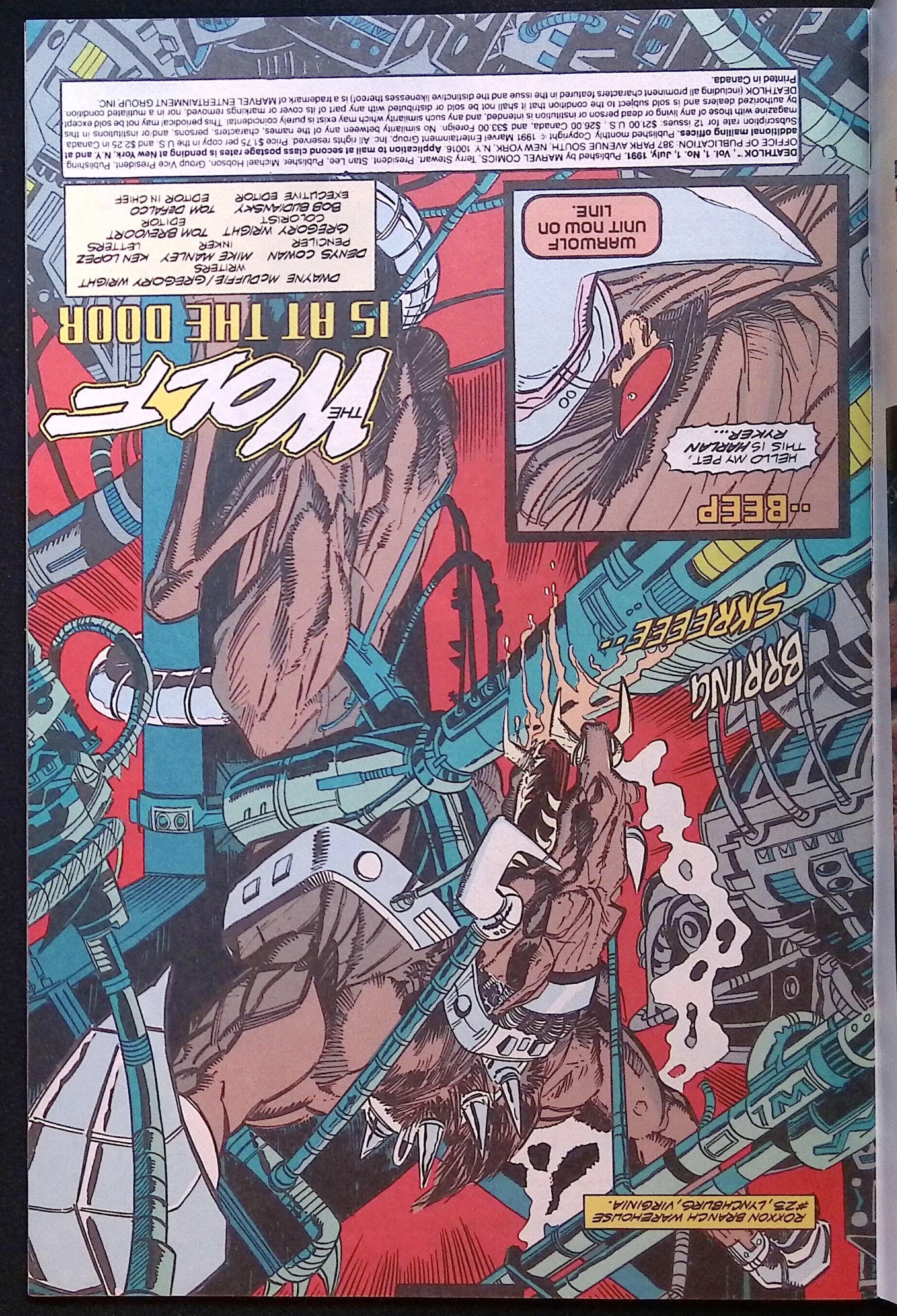 Deathlok # 1 1991 NM-