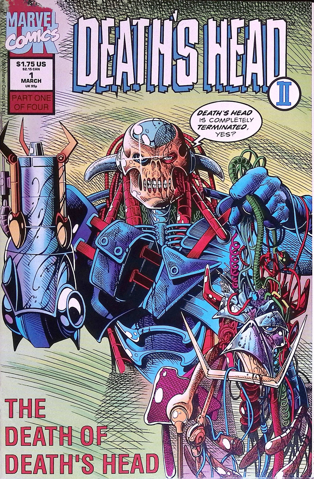 Death's Head II # 1 March Vol 1 1992 NM-
