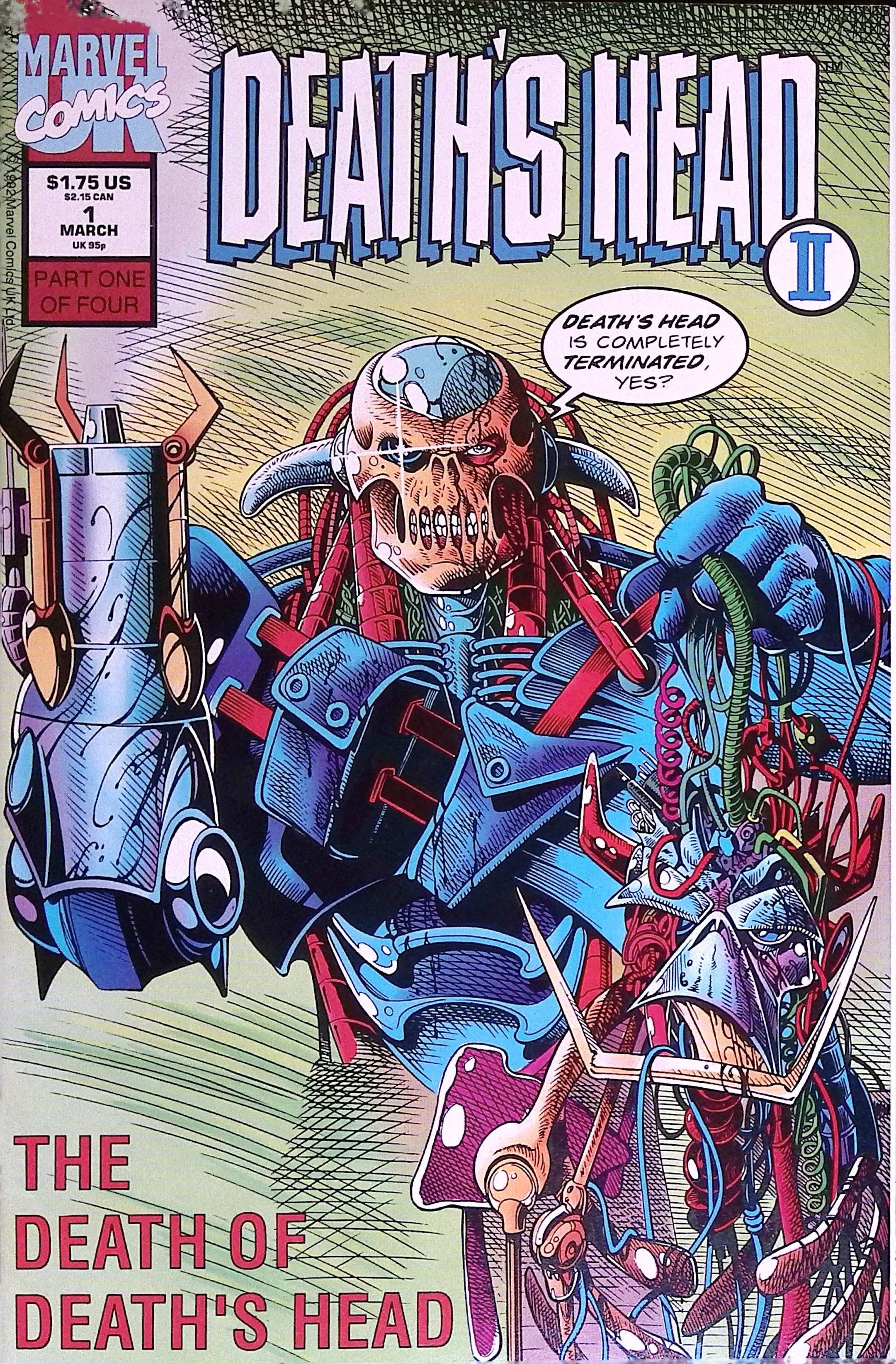 Death's Head II # 1 March Vol 1 1992 NM-