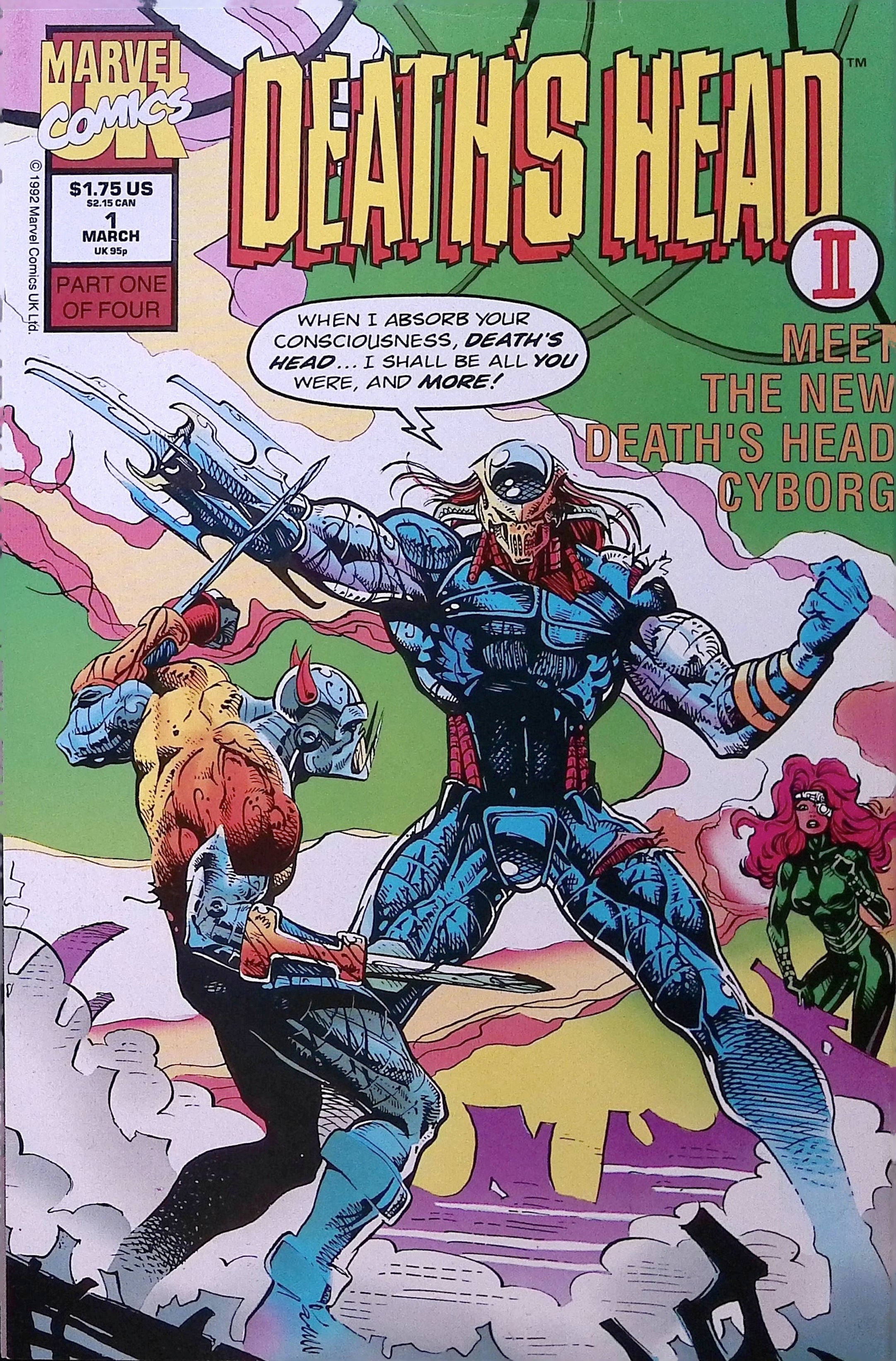 Death's Head II # 1 March Vol 1 1992 NM-
