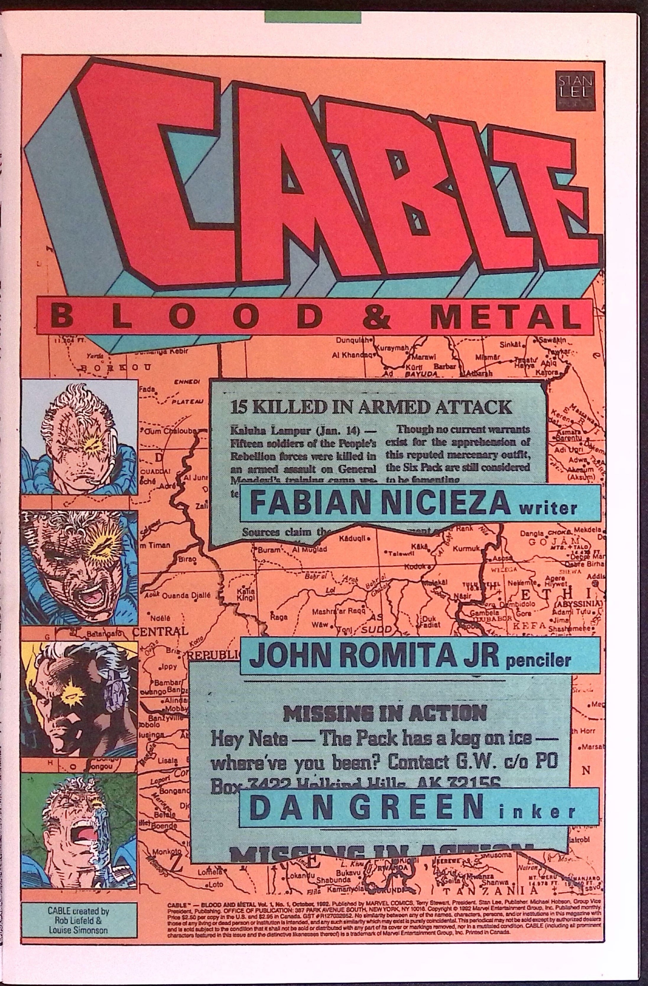Cable: Blood & Metal # 1 1992 NM
