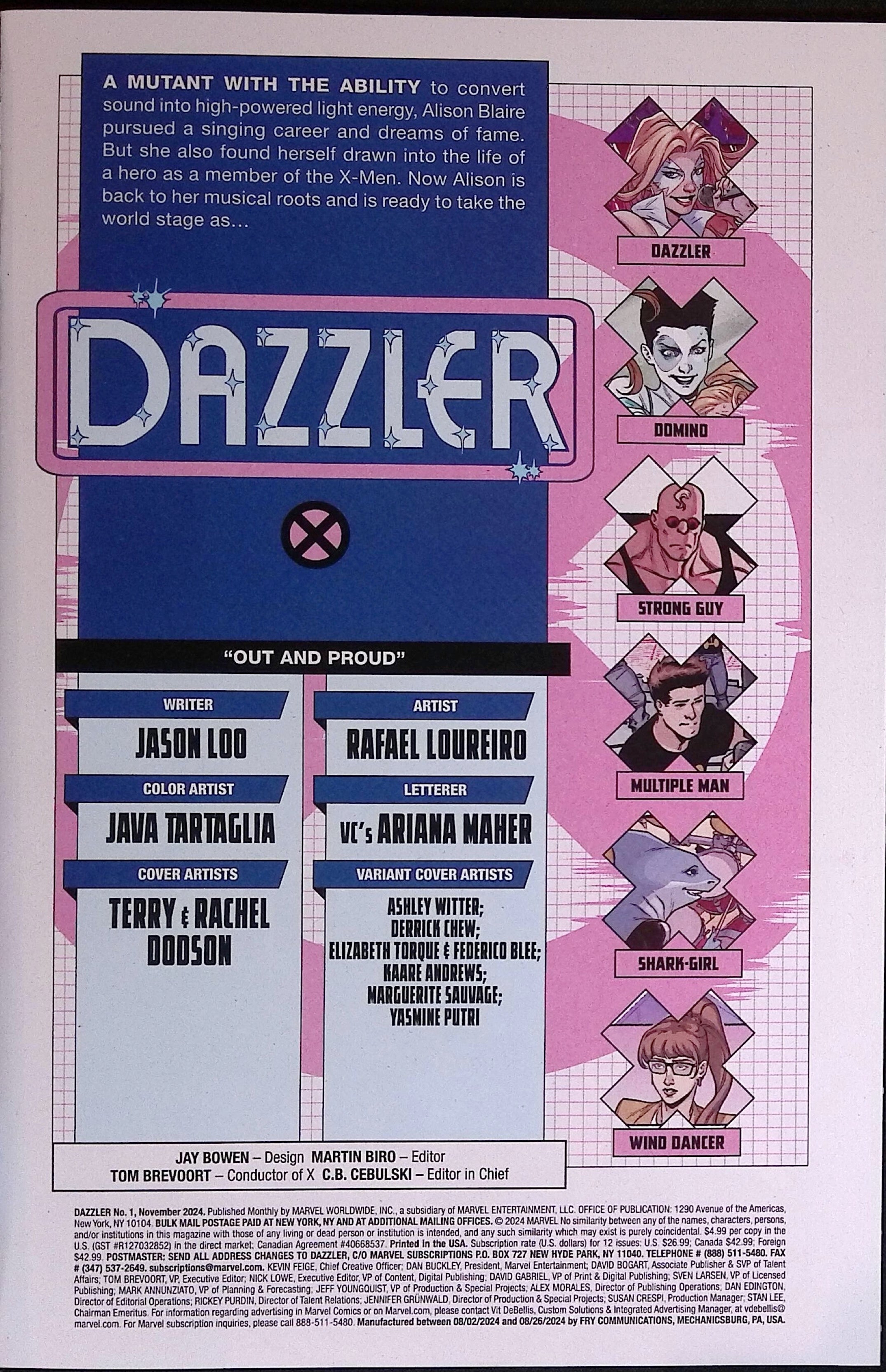 Dazzler # 1 2024 NM-