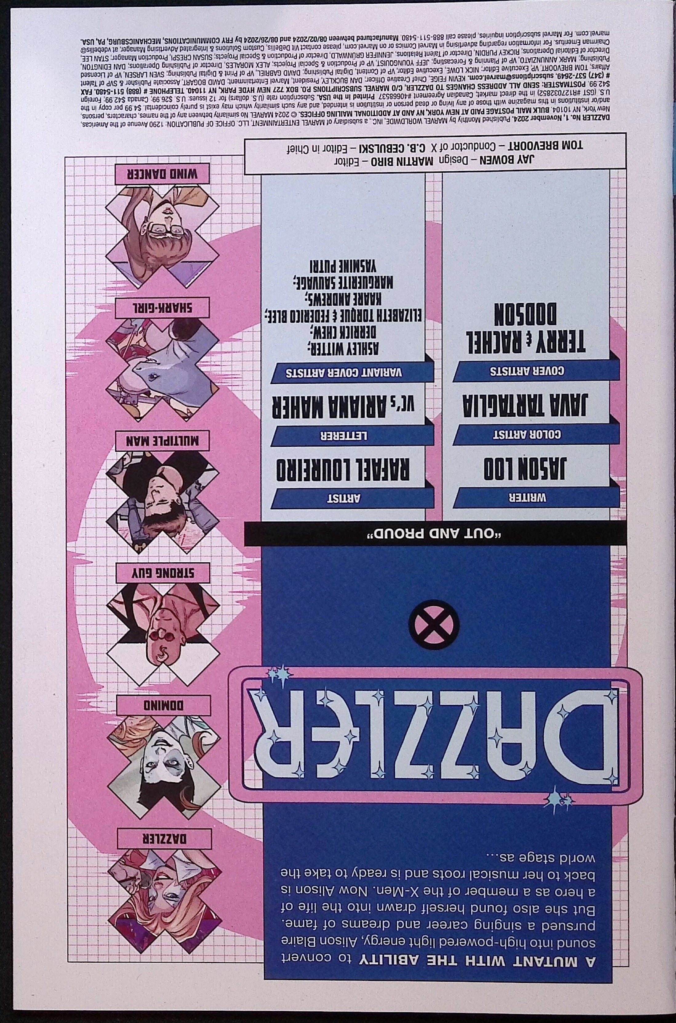 Dazzler # 1 2024 NM-