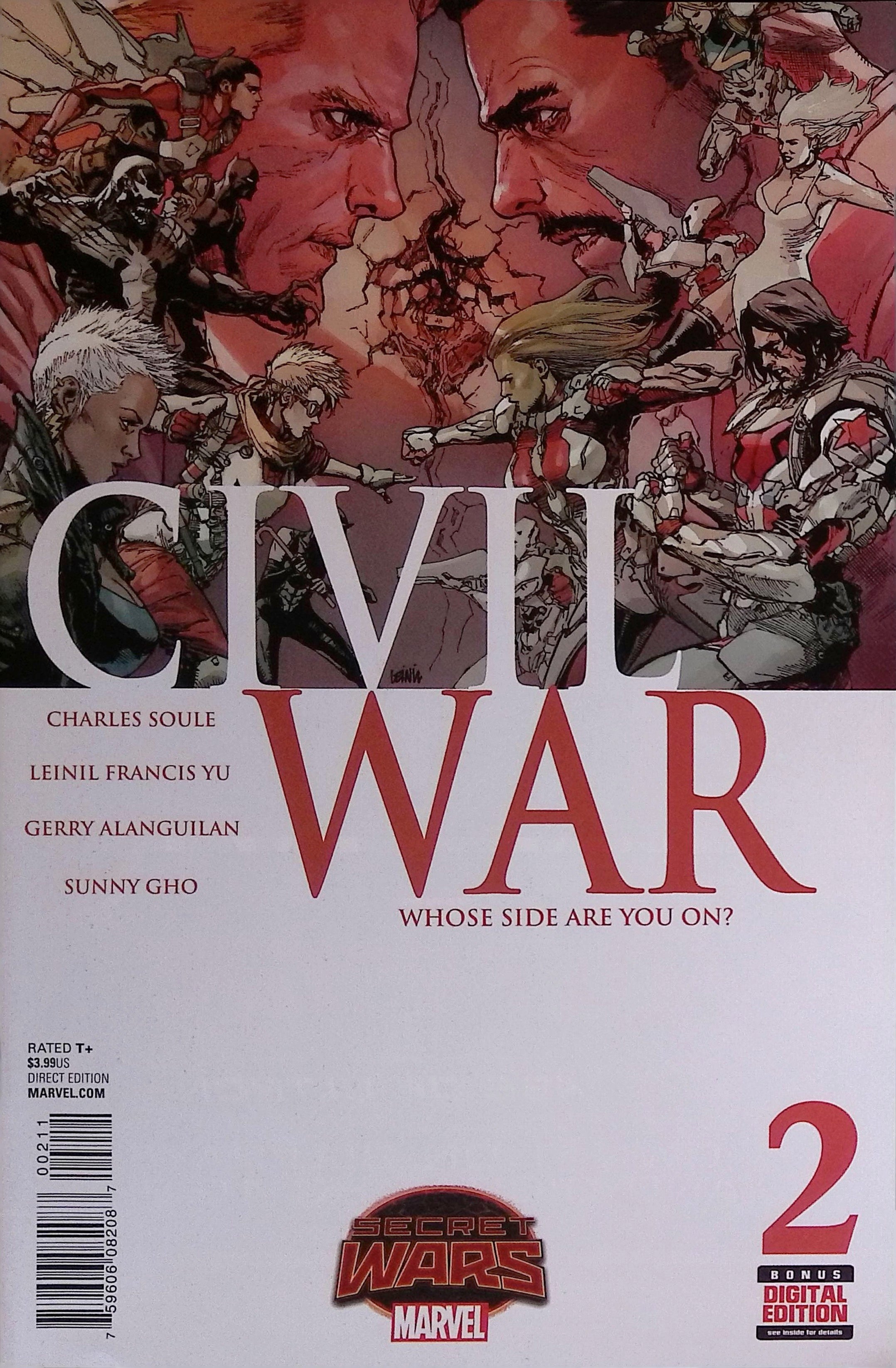 Civil War # 2 2015 NM-