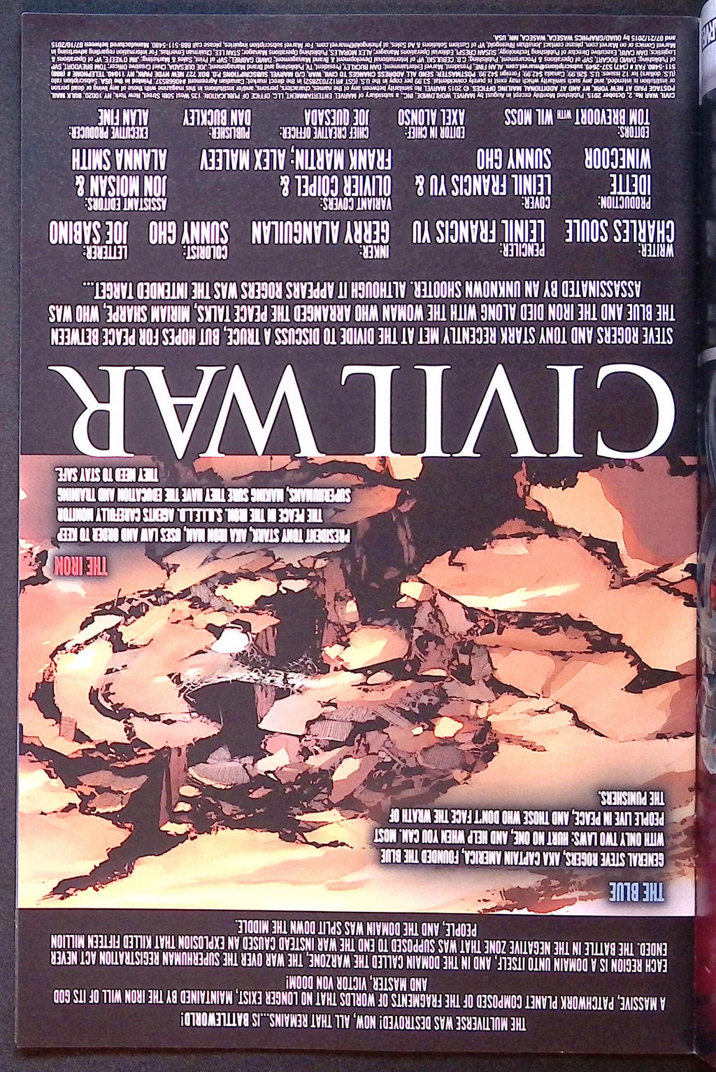 Civil War # 2 2015 NM-