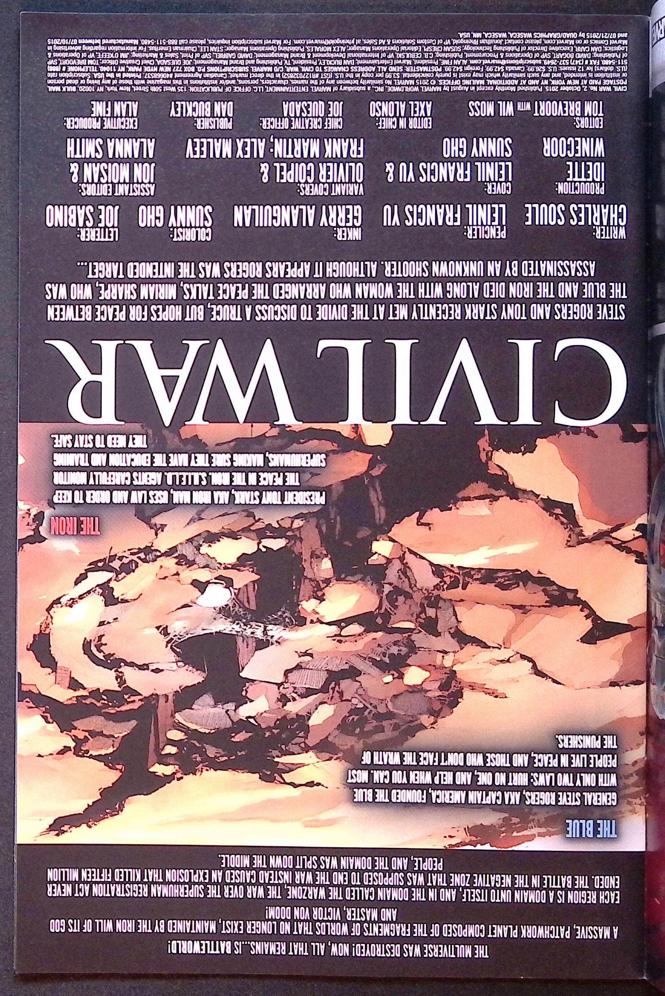 Civil War # 2 2015 NM-