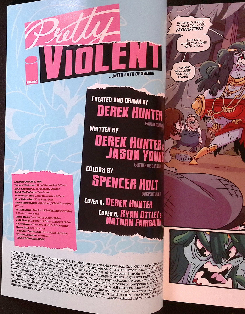 Pretty Violent # 1 2019 NM-