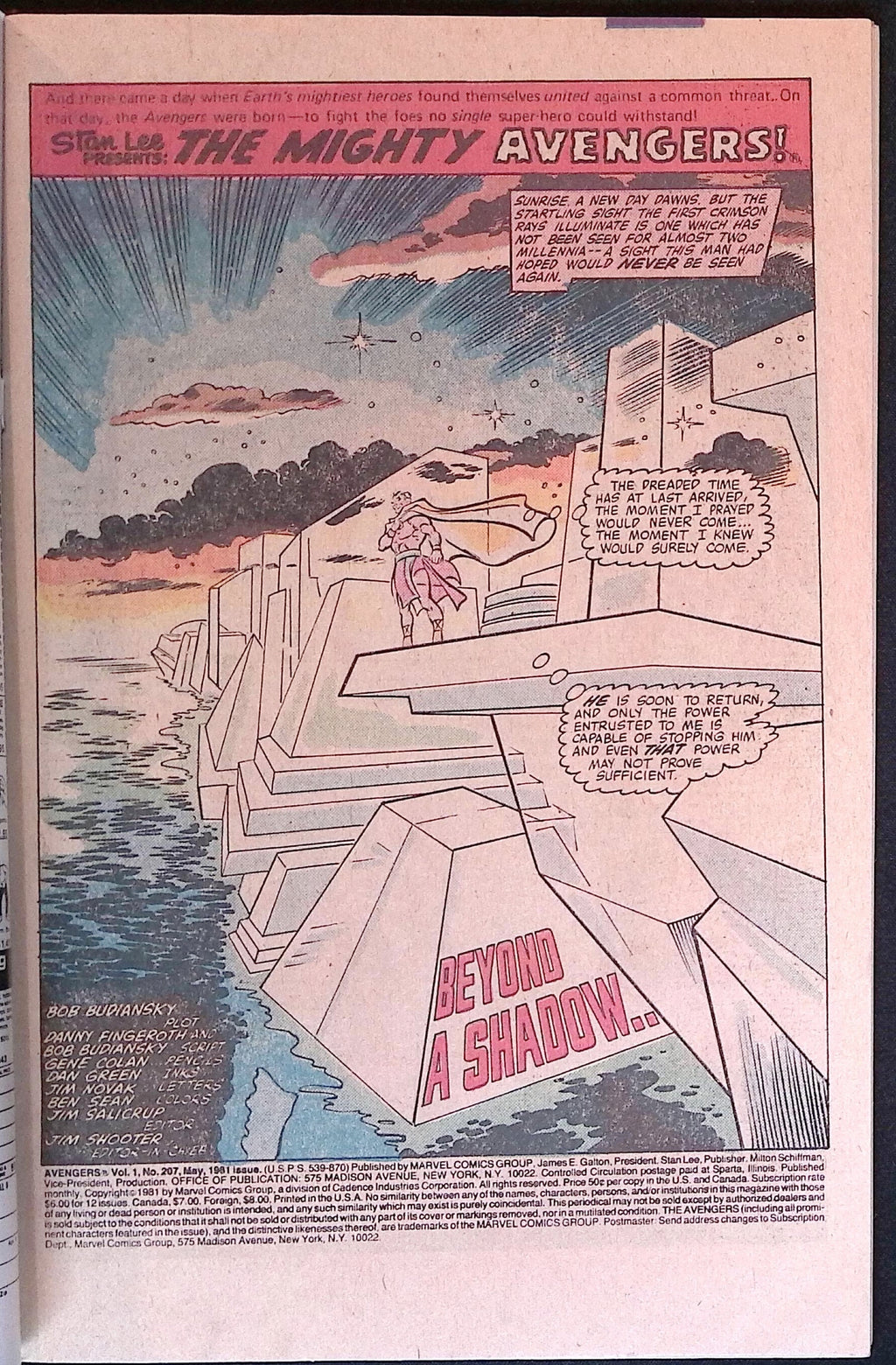 The Avengers # 207 1981 VF+