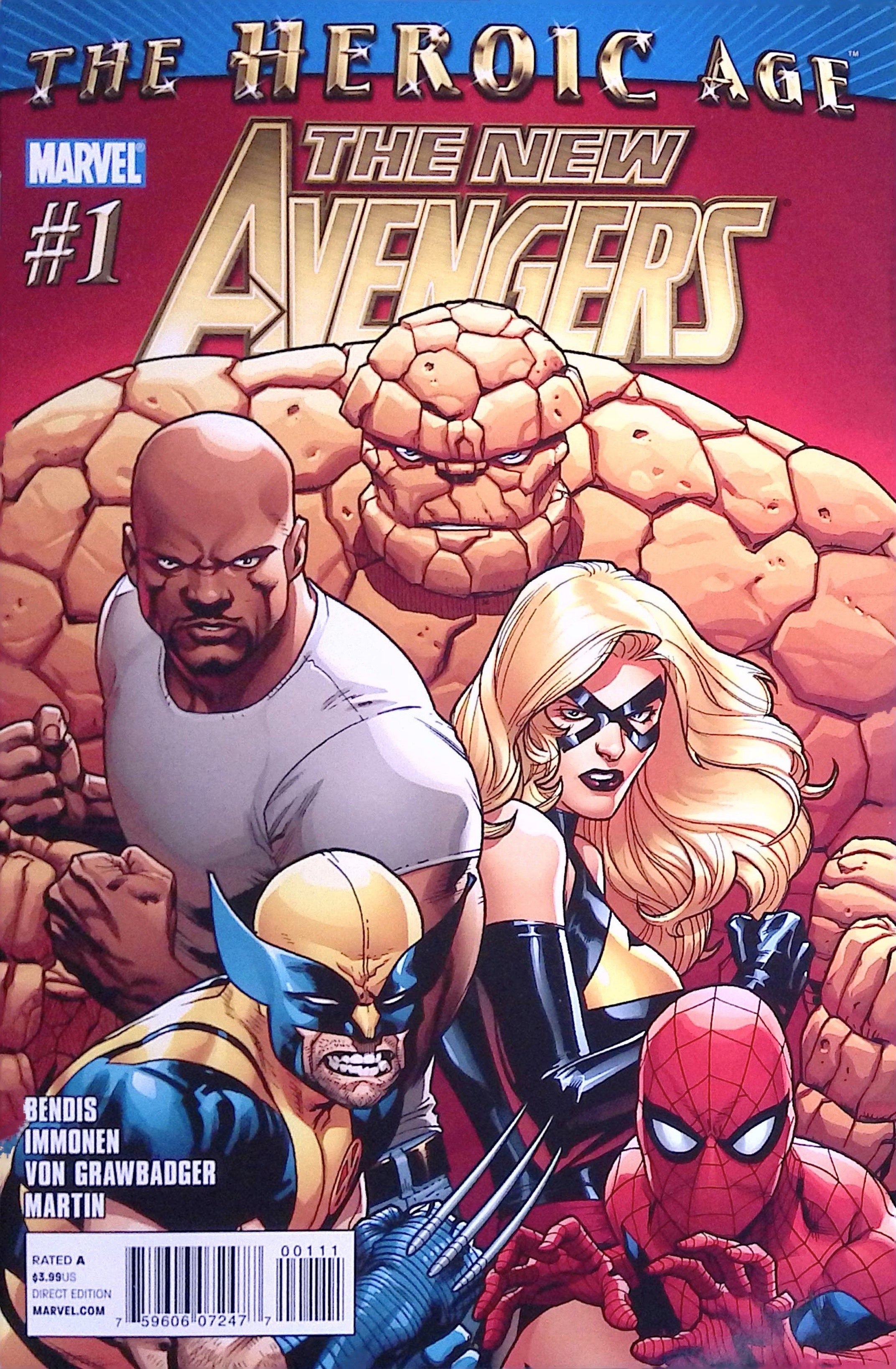 New Avengers # 1 2010 NM-