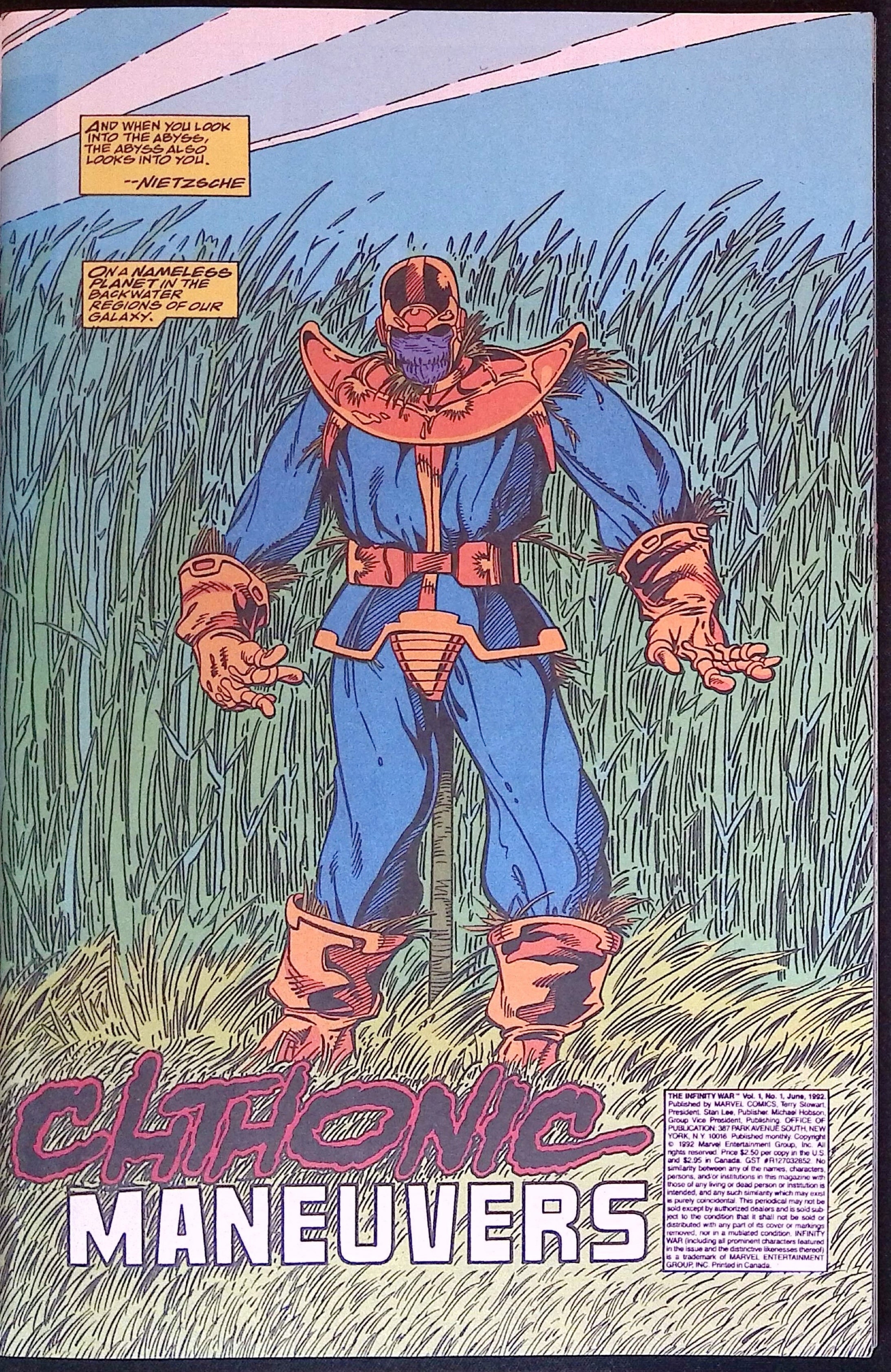 The Infinity War # 1 1992 NM