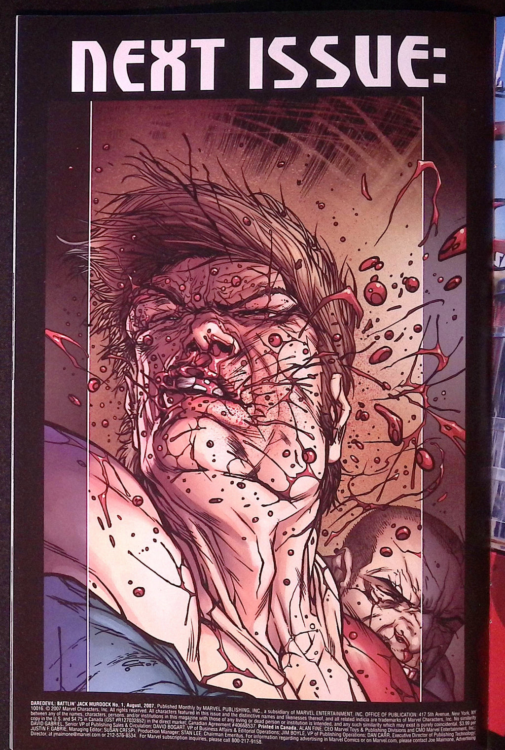 Daredevil: Battlin' Jack Murdock # 1 2007 NM