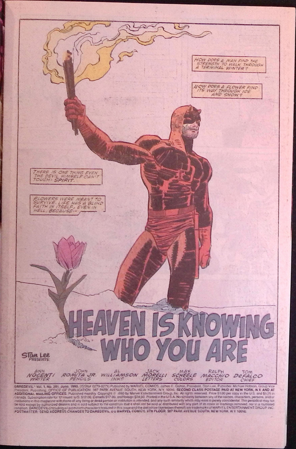 Daredevil # 281 1990 VF/NM