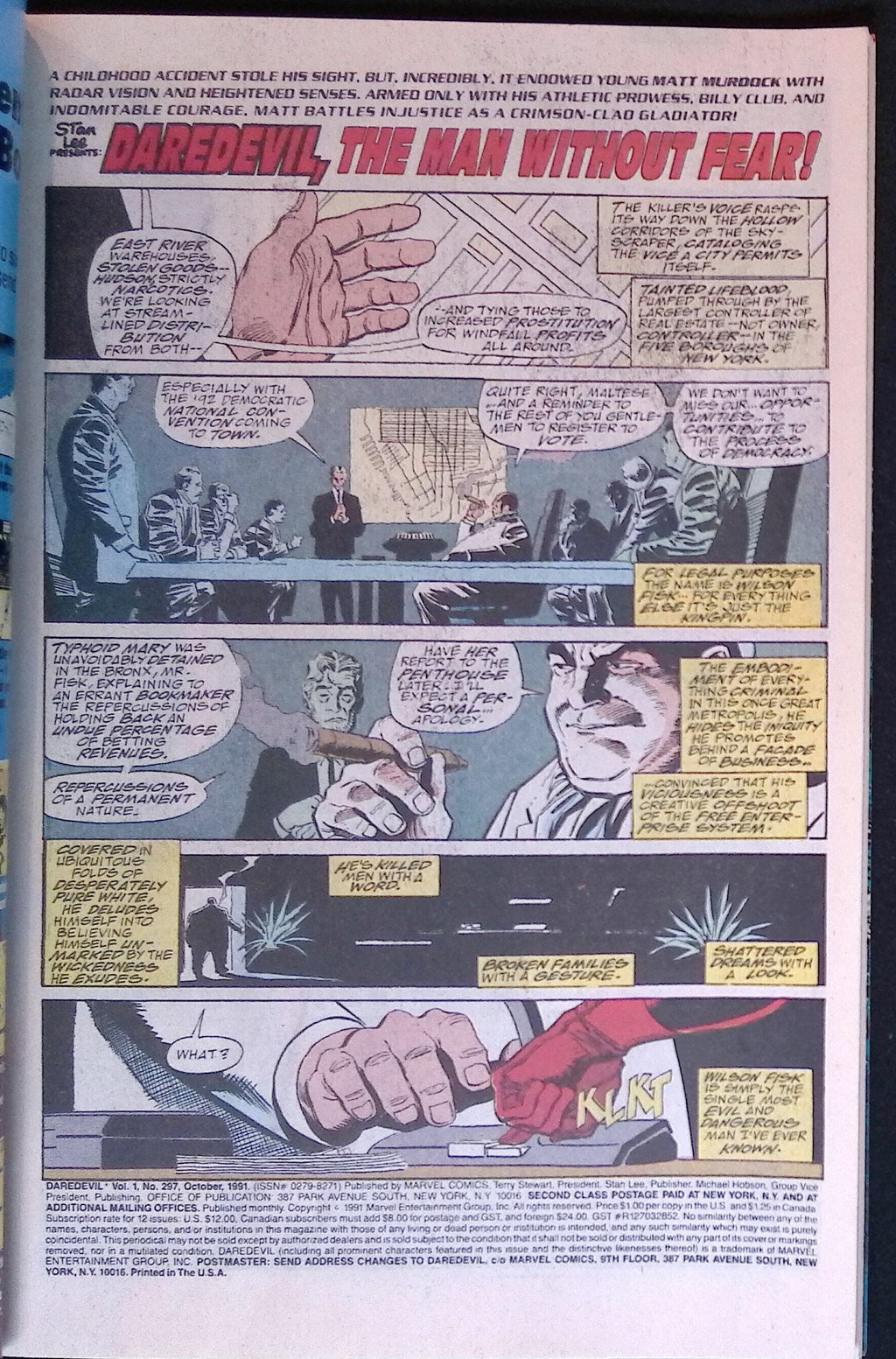 Daredevil # 297 1991 VF/NM