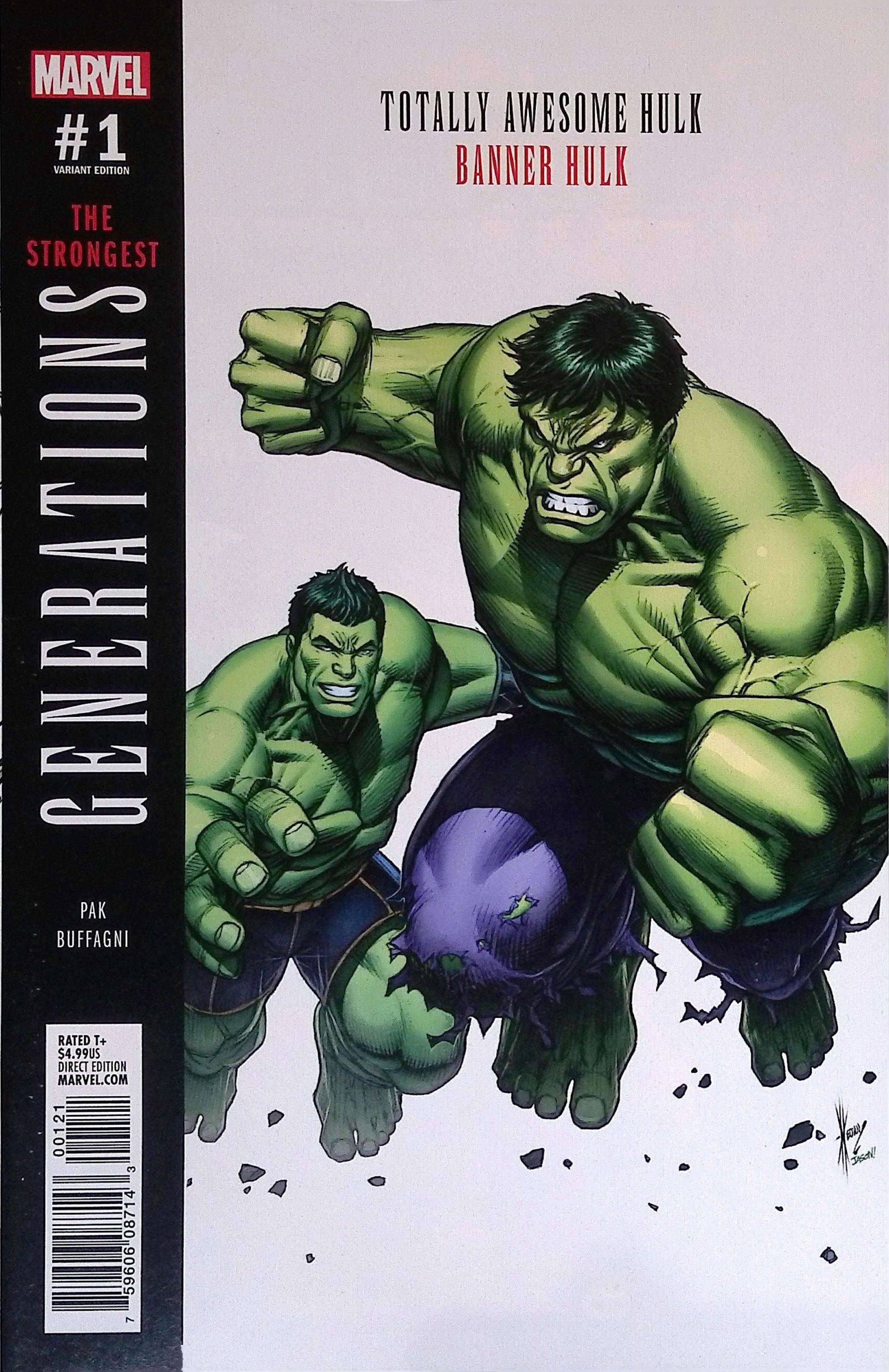 Generations: Banner Hulk & The Totally Awesome Hulk # 1 2017 NM