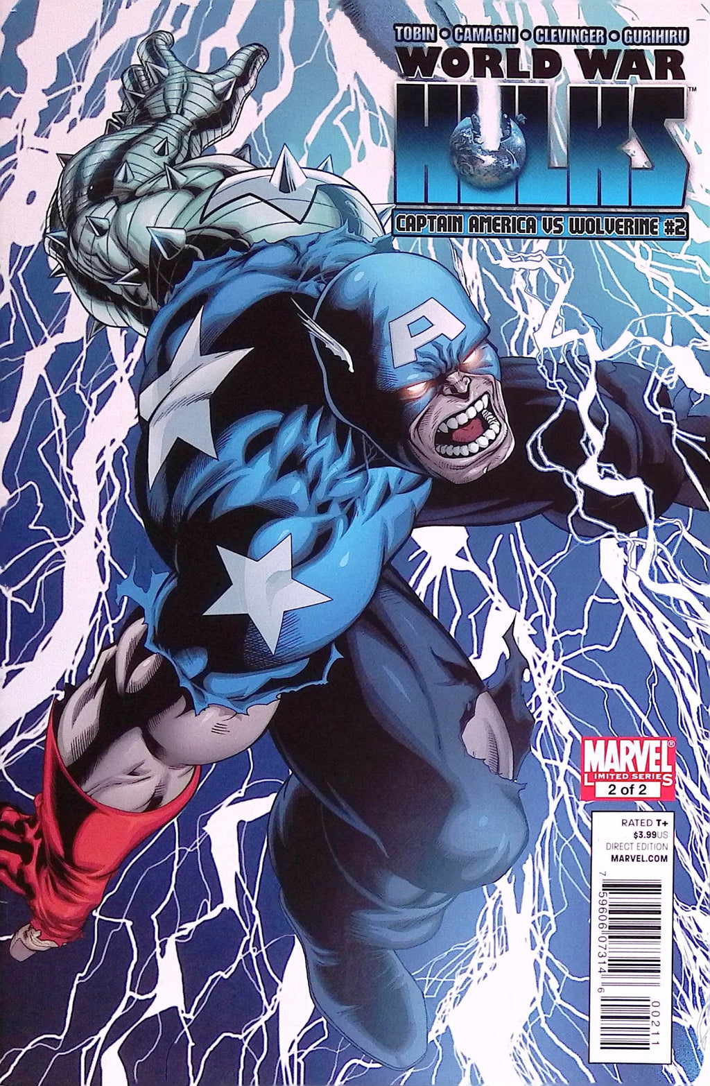 World War Hulks: Captain America vs. Wolverine # 2 2010 NM-
