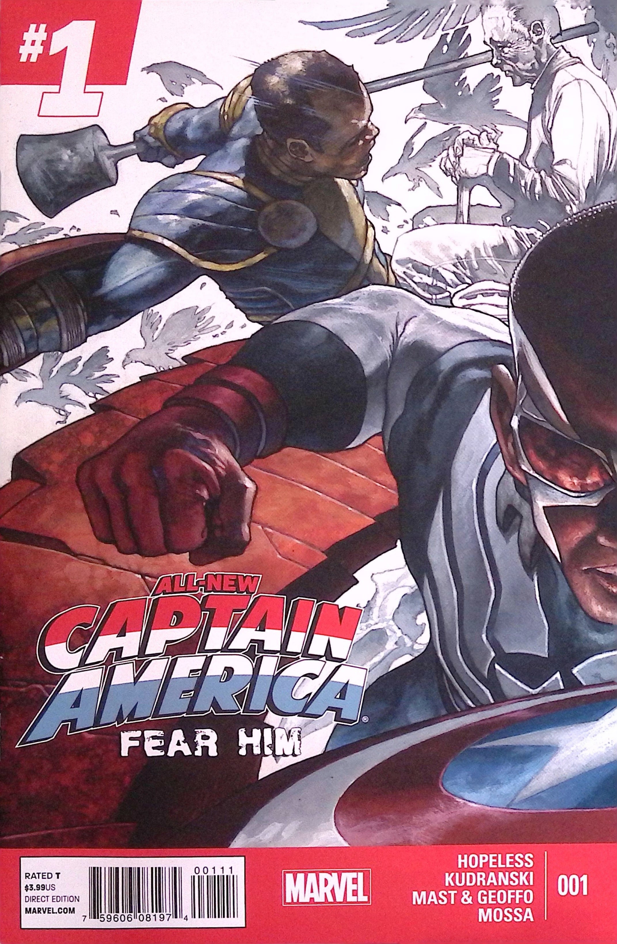 All-New Captain America: Fear Him # 1 2015 NM-