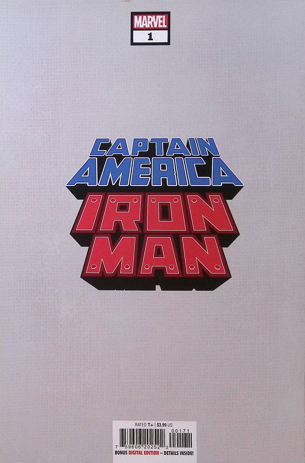 Captain America/Iron Man # 1 Variant 2022 NM