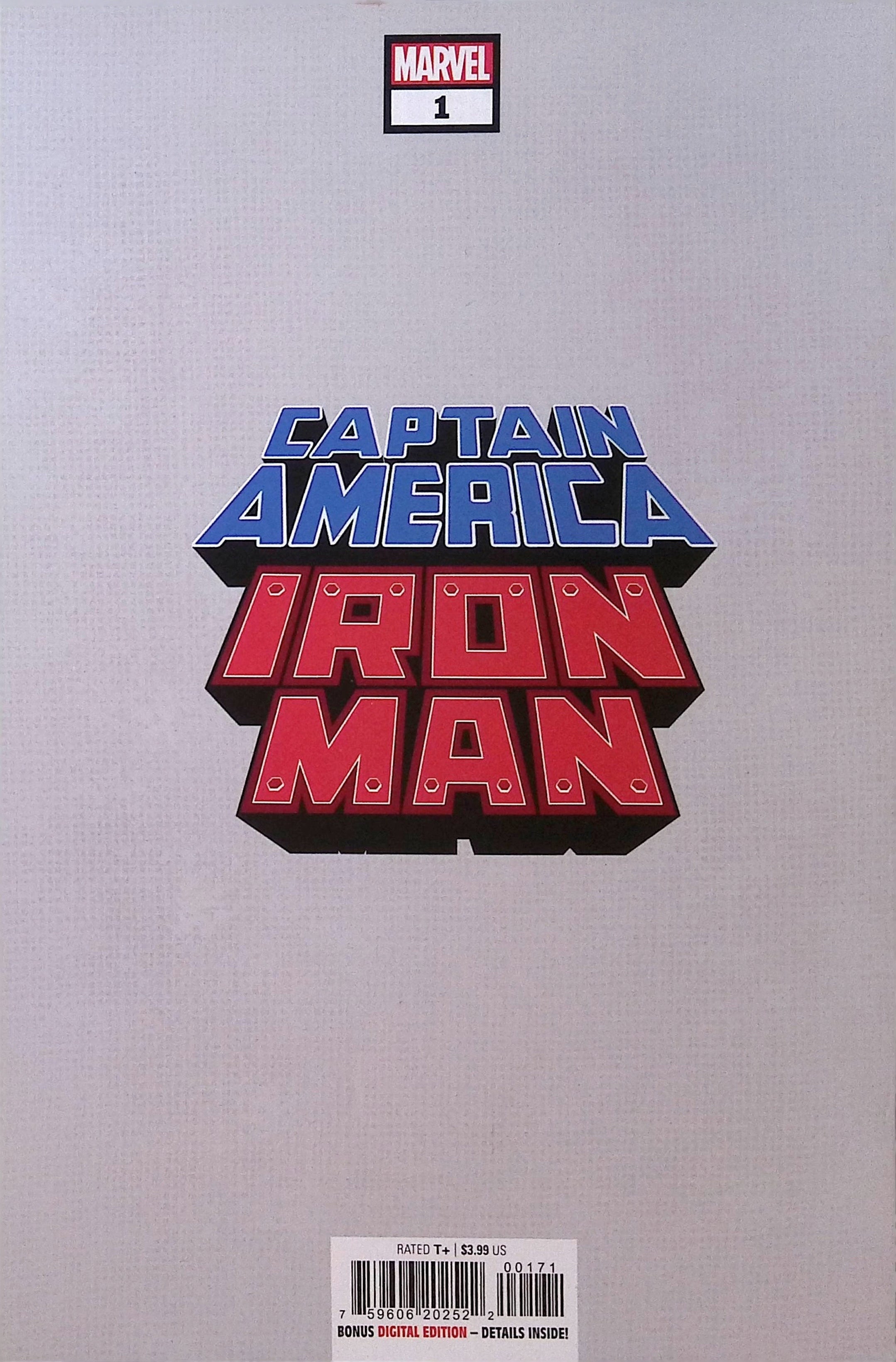 Captain America/Iron Man # 1 Variant 2022 NM