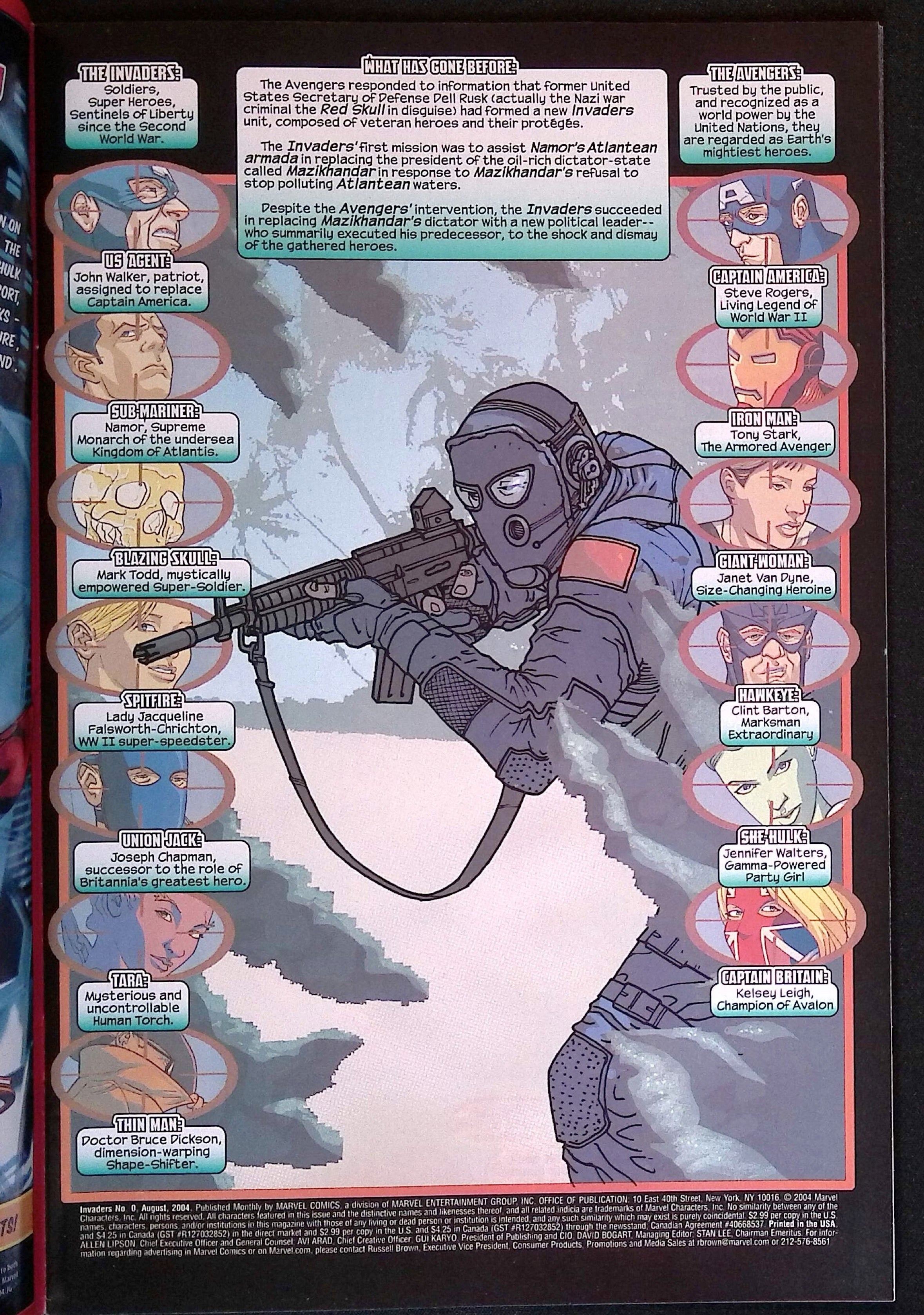 The New Invaders # 0 2004 NM-