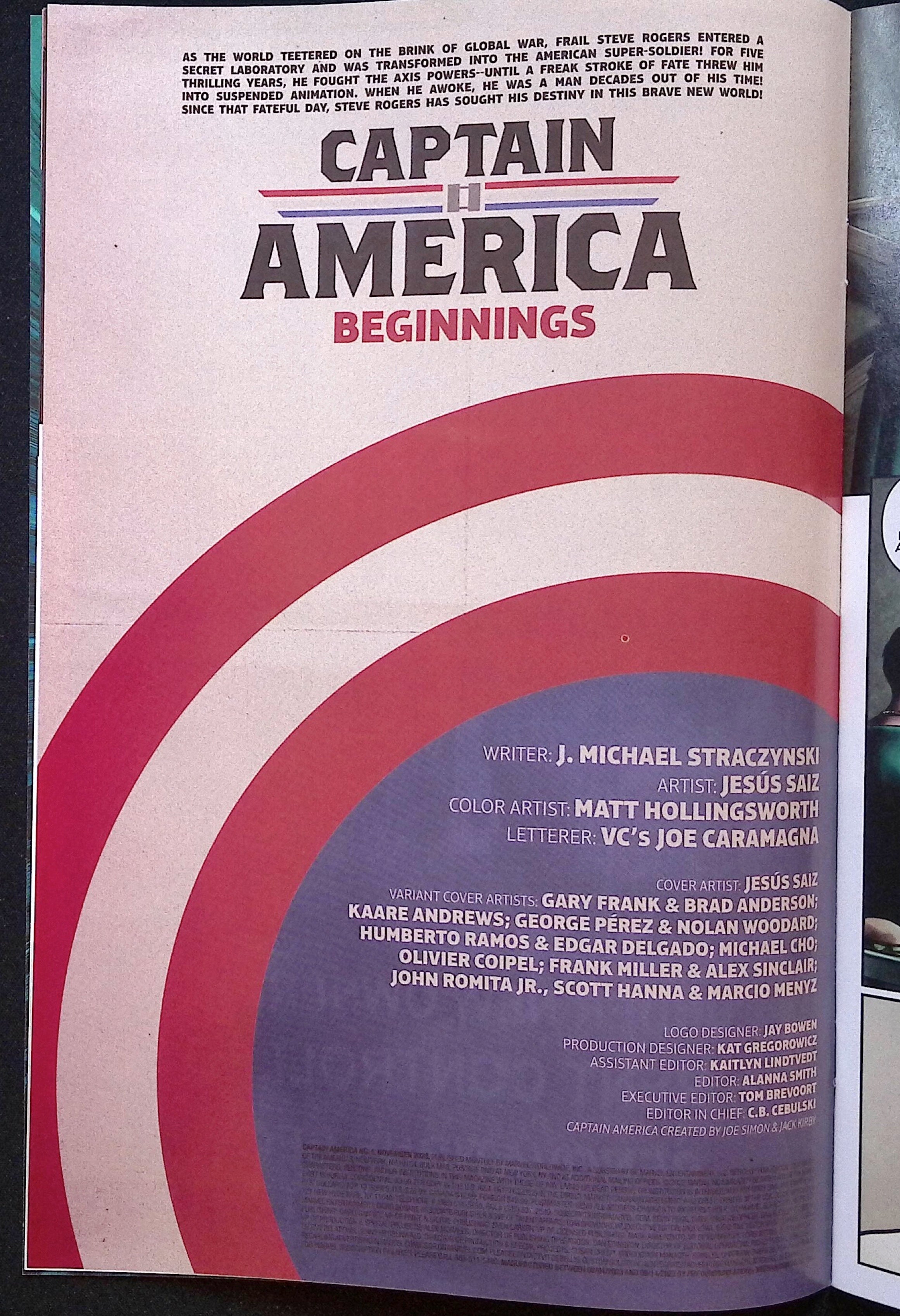 Captain America # 1 2023 NM-