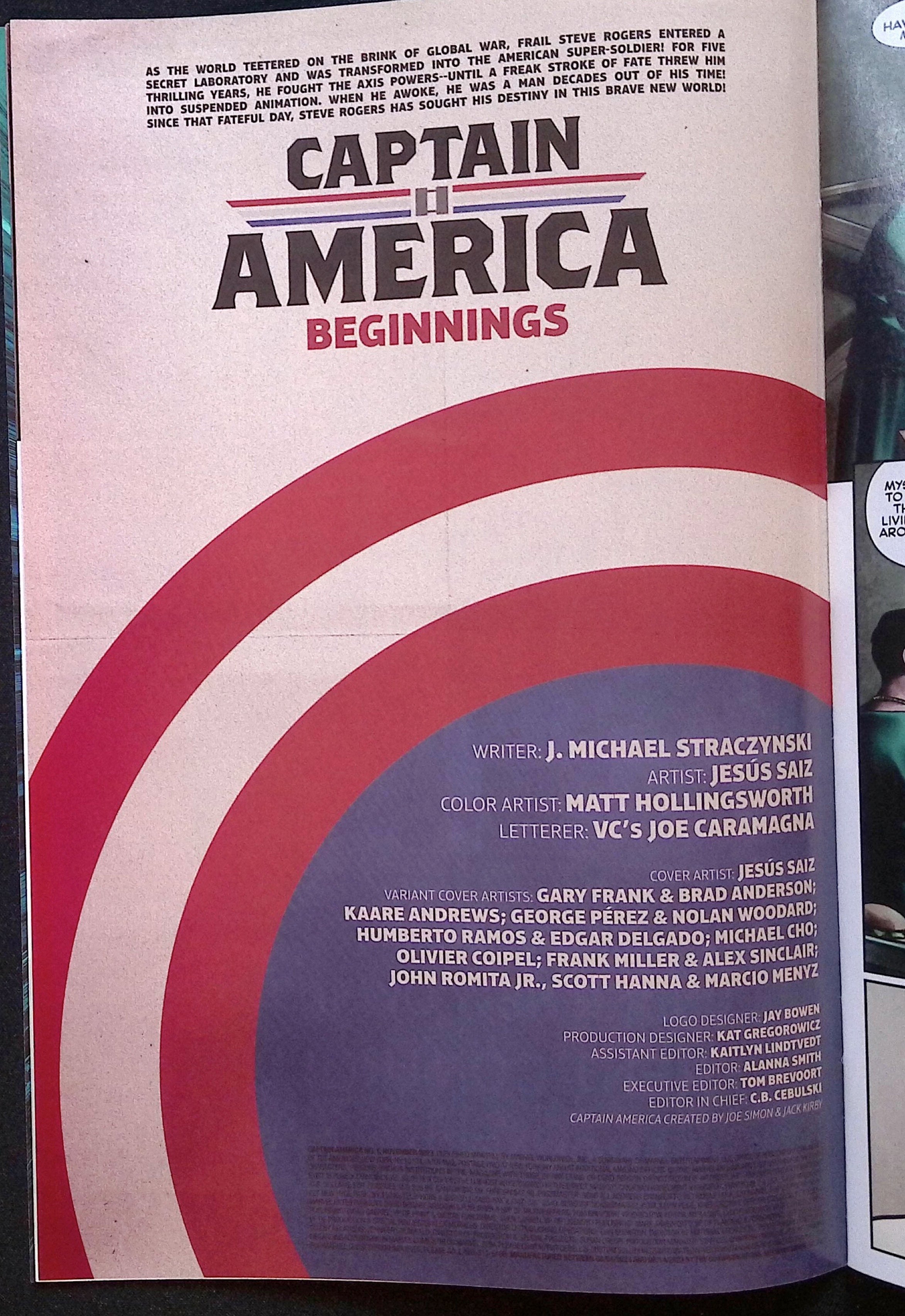 Captain America # 1 2023 NM-