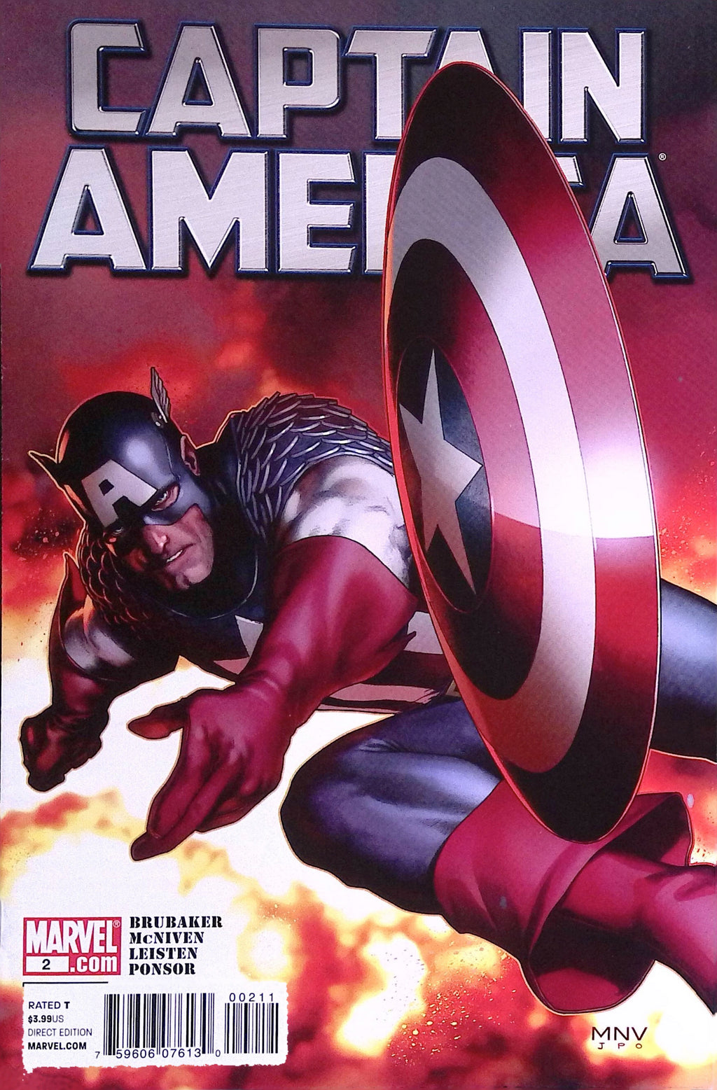 Captain America # 2 2011 NM-