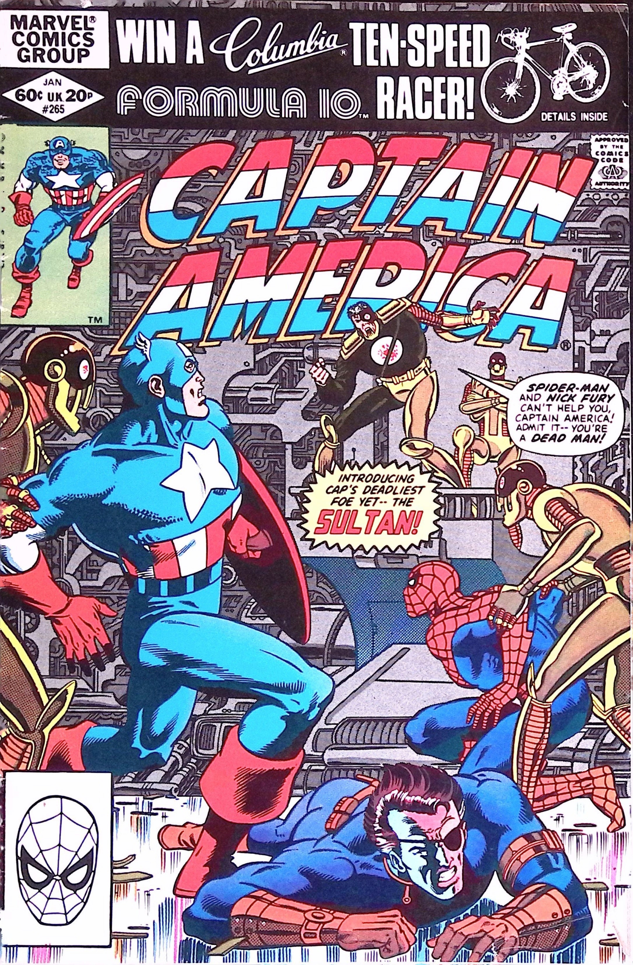 Captain America # 265 1982 VG/FN